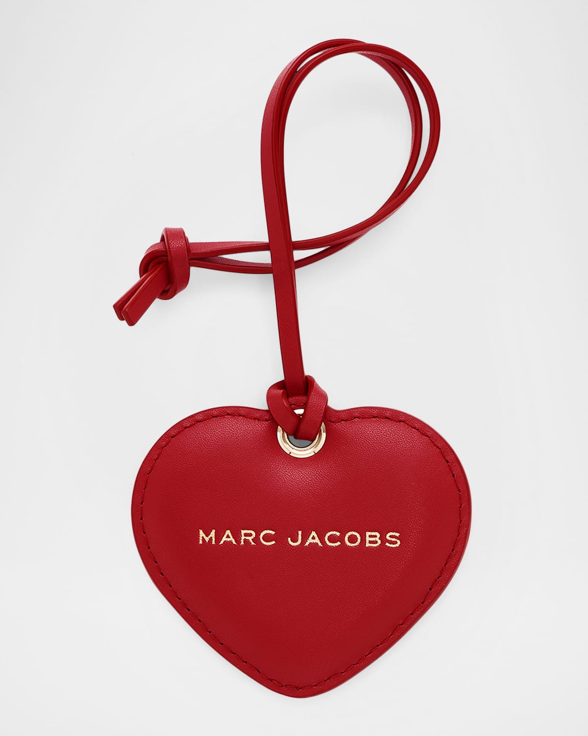 Marc Jacobs The Heart Mirror Bag Charm In Red