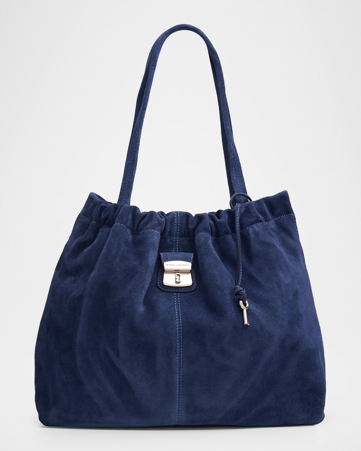 Marc Jacobs The Suede Cristina Tote Bag In Blue