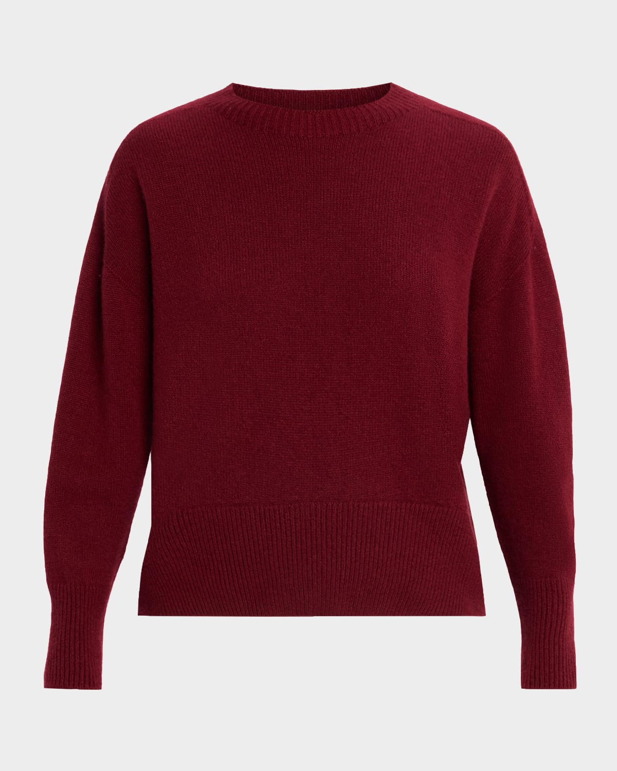 Oh My Goat Cashmere Crewneck Sweater In Red