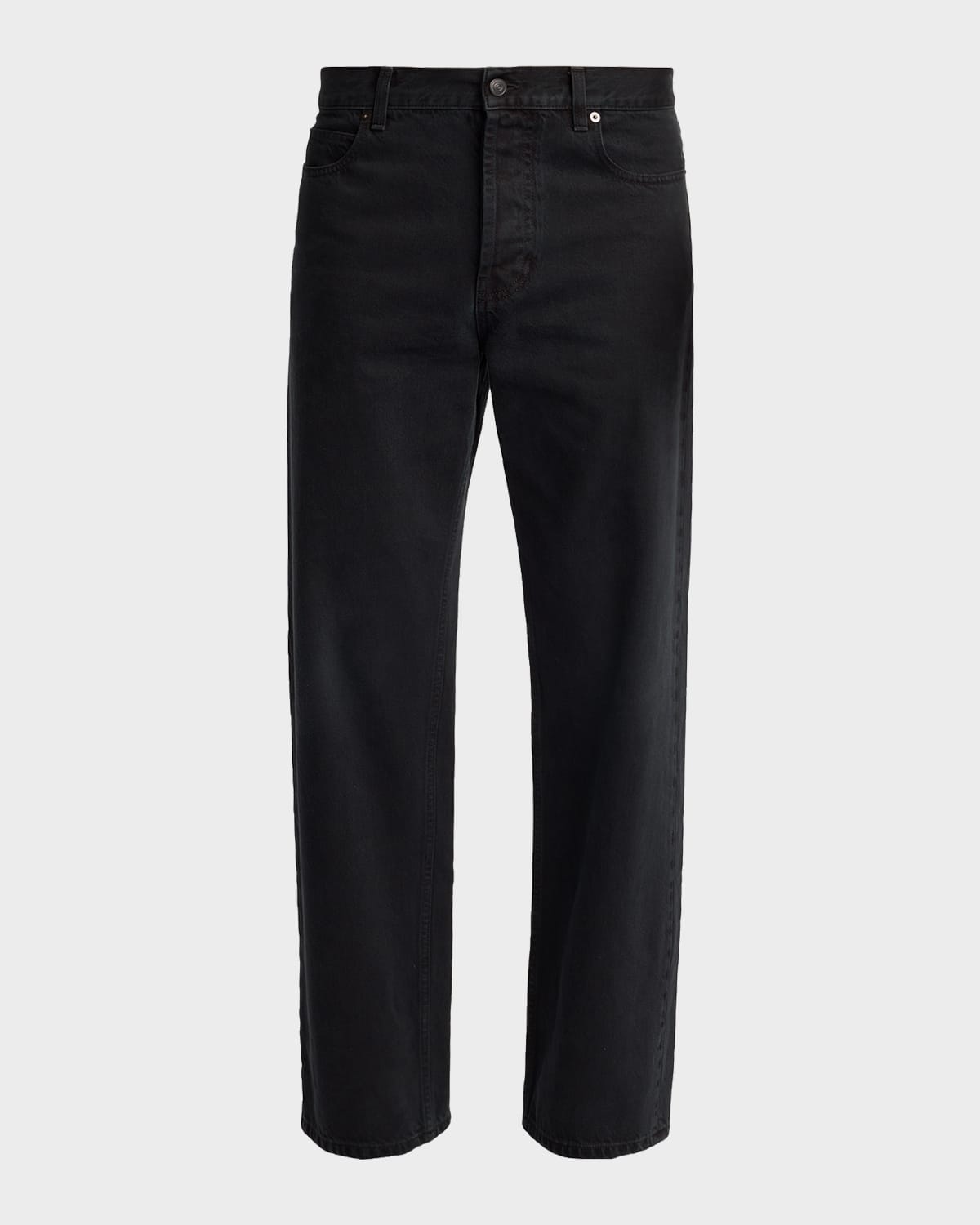 The Row Men's Rossen Straight-leg Black Denim Jeans