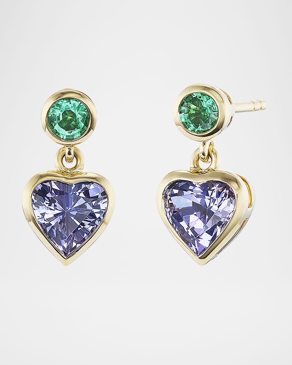 Emily P. Wheeler Blue Heart Earrings