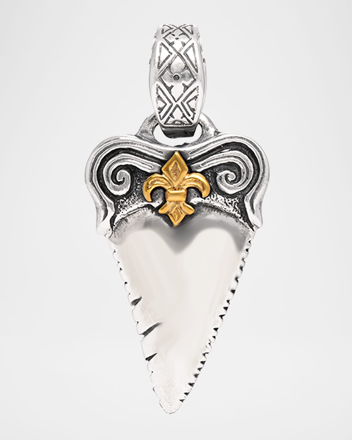 Konstantino Sterling Silver and Bronze Tooth Pendant