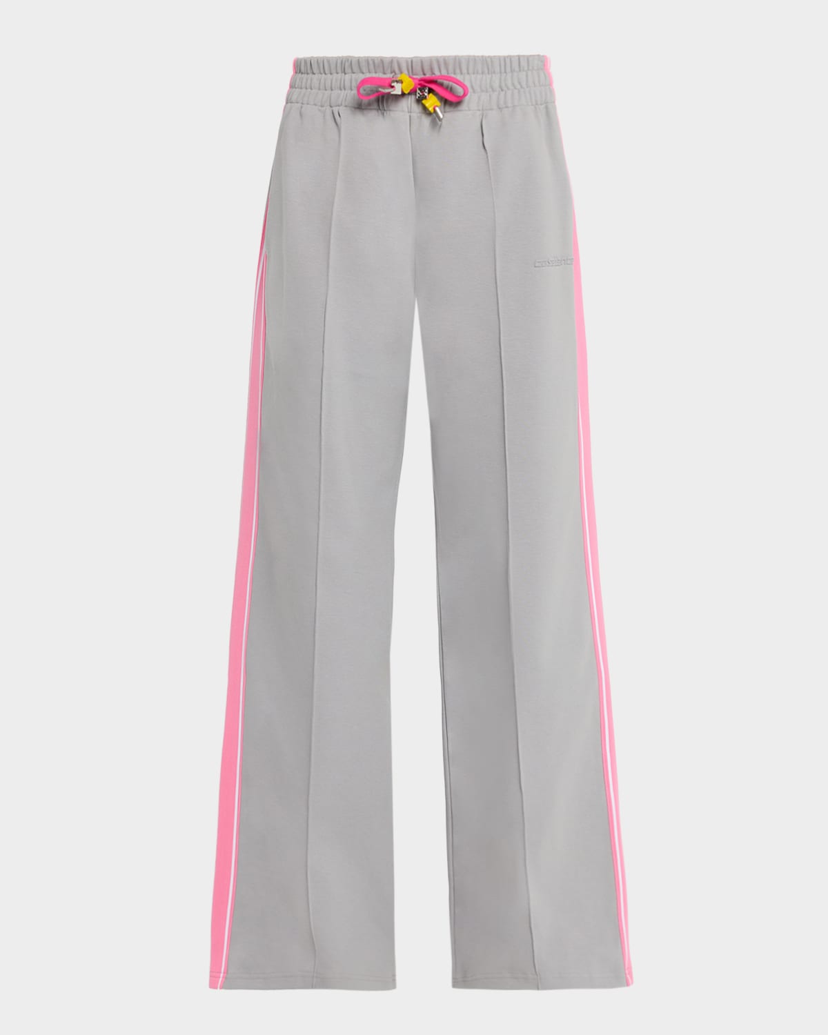 CASABLANCA Striped Pintuck Stretch Cotton Pants