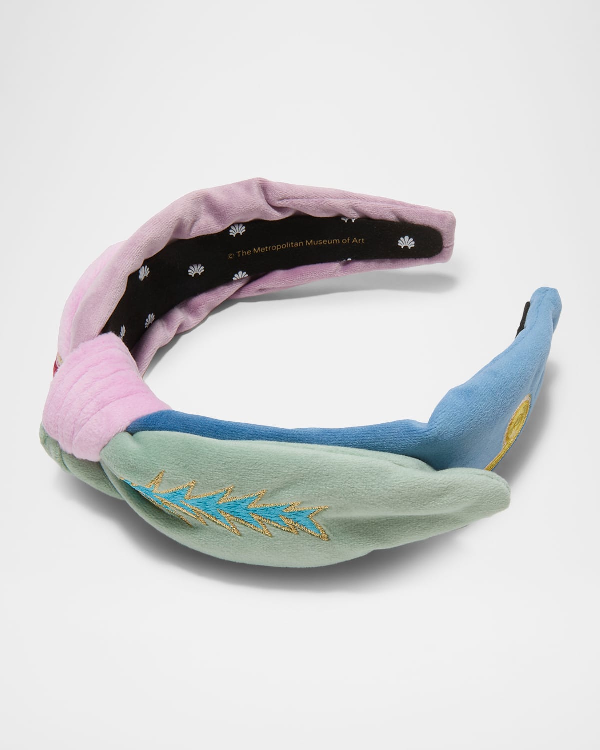 Lele Sadoughi X The Met Klee "black Columns In A Landscape" Headband In Multi
