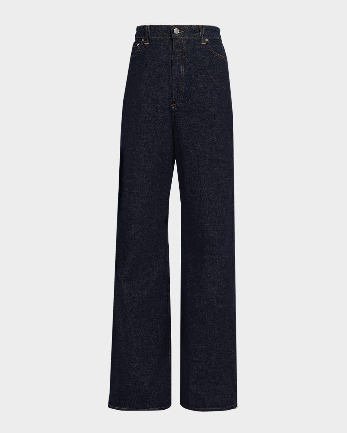 Khaite Dane High-rise Wide-leg Jeans
