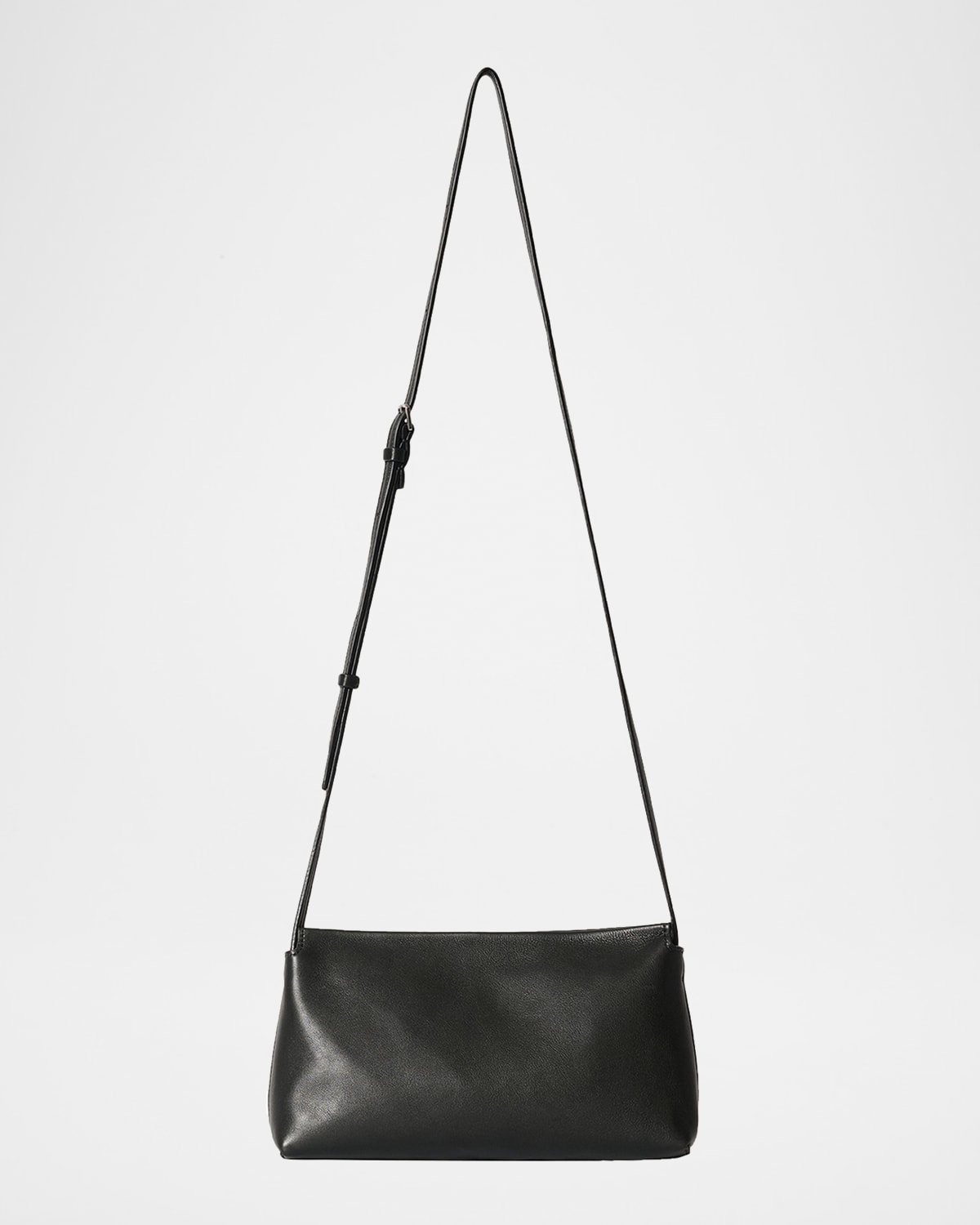 The Row Rene Crossbody Bag In Leather In Black