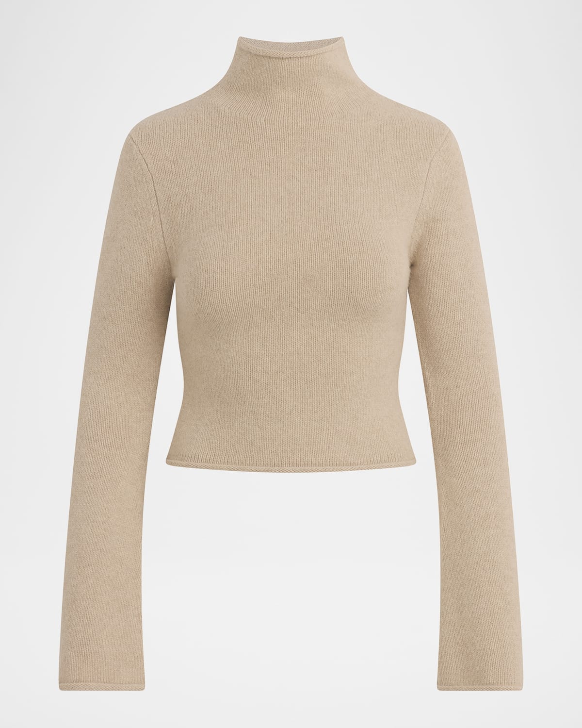 Joe's Jeans The Jane Roll-trim Wool Sweater In Neutral