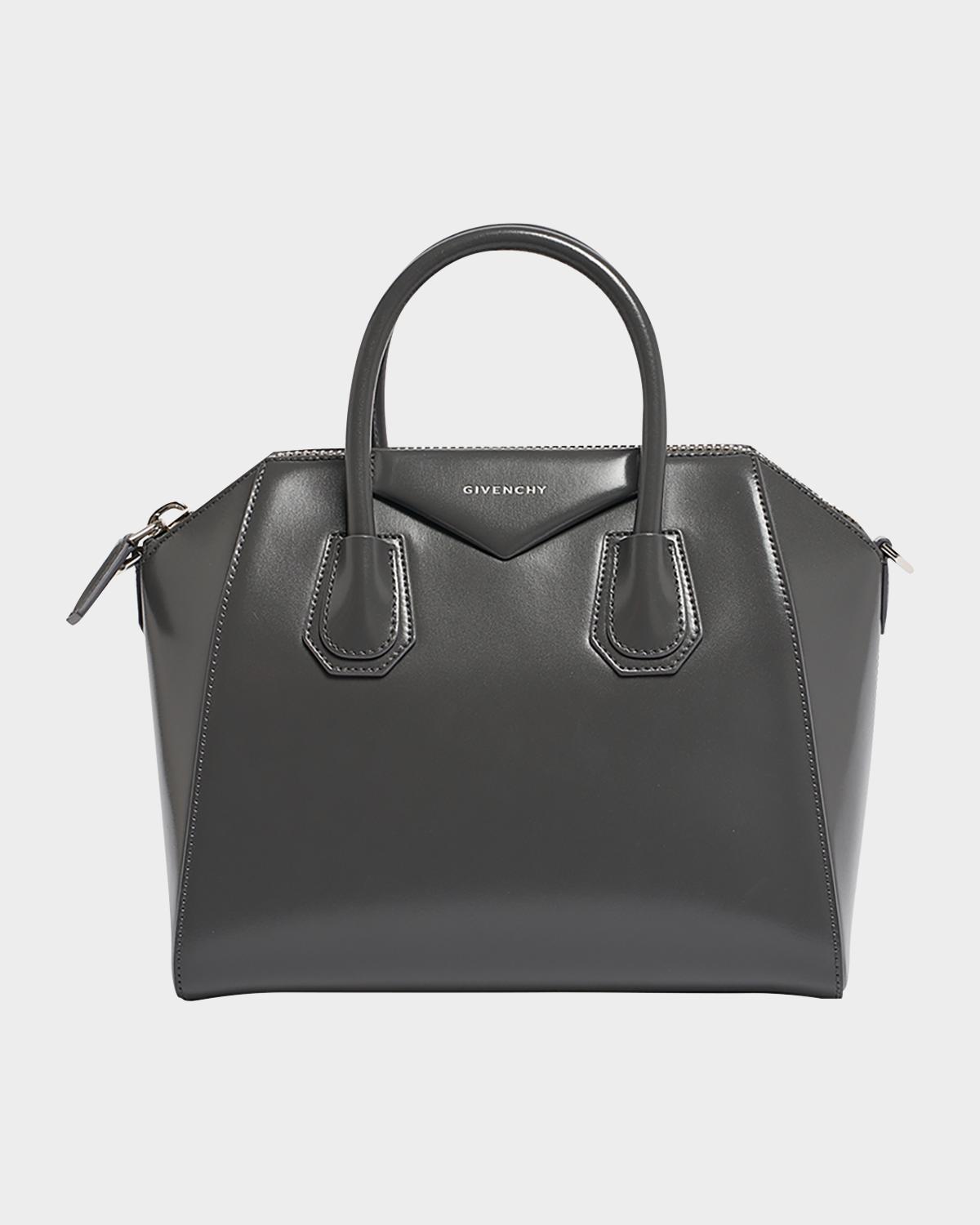 Small Antigona Leather Top-Handle Bag