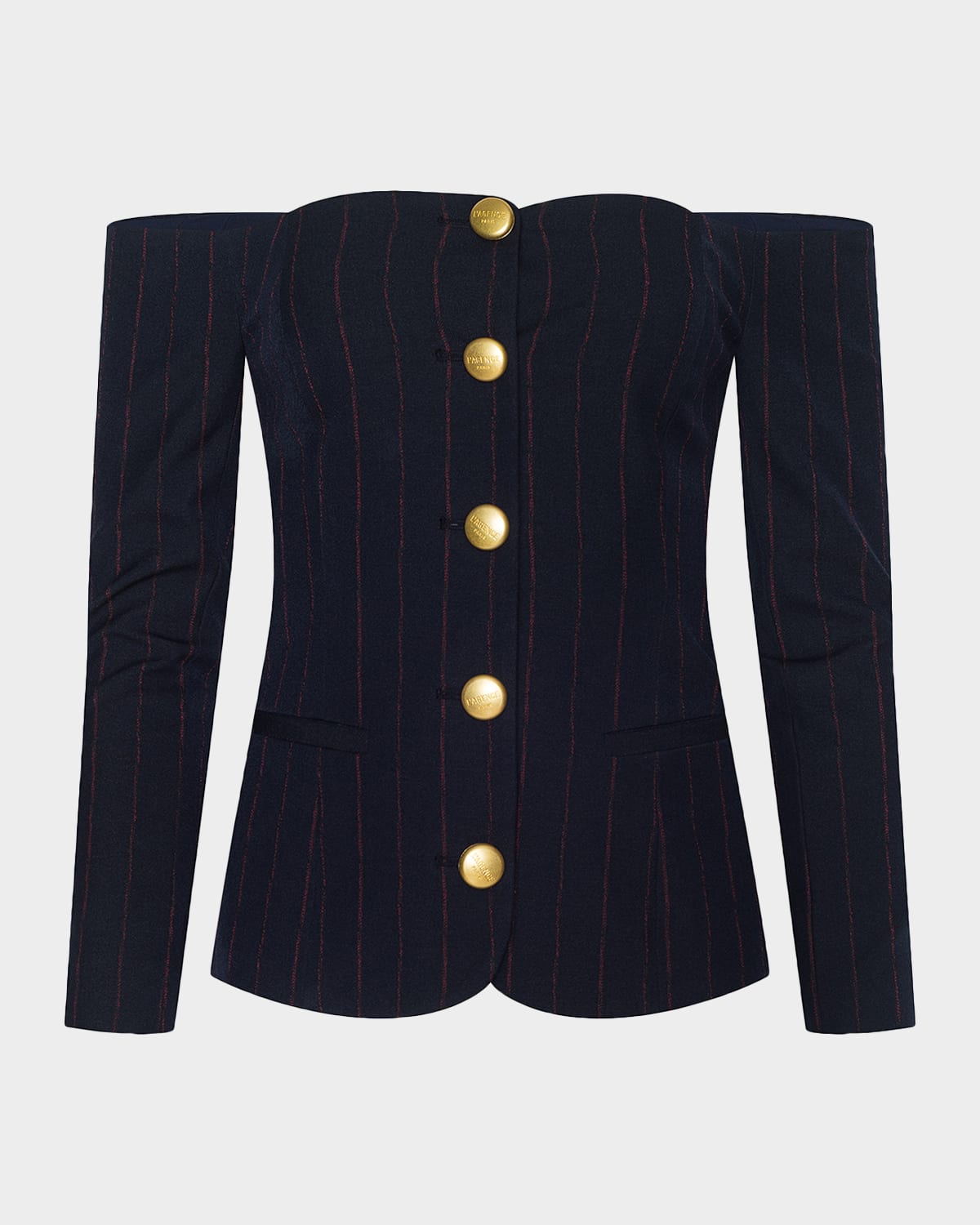 L 'Agence Alice Off-Shoulder Blazer Top