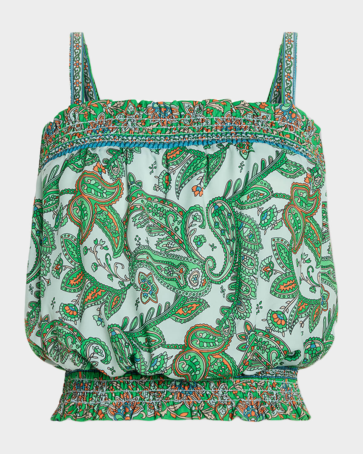 Ramy Brook Miley Paisley Crop Top