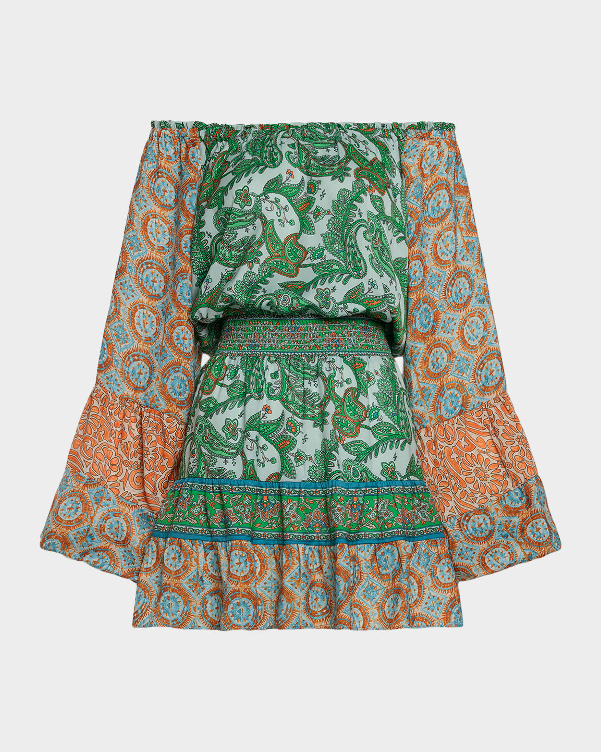 Ramy Brook Claudine Off-Shoulder Mini Dress