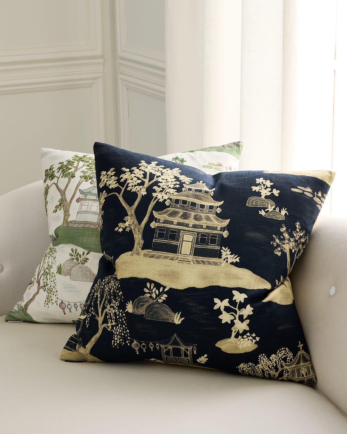 D.v. Kap Home Tang Decorative Pillow, 24" Square In Black