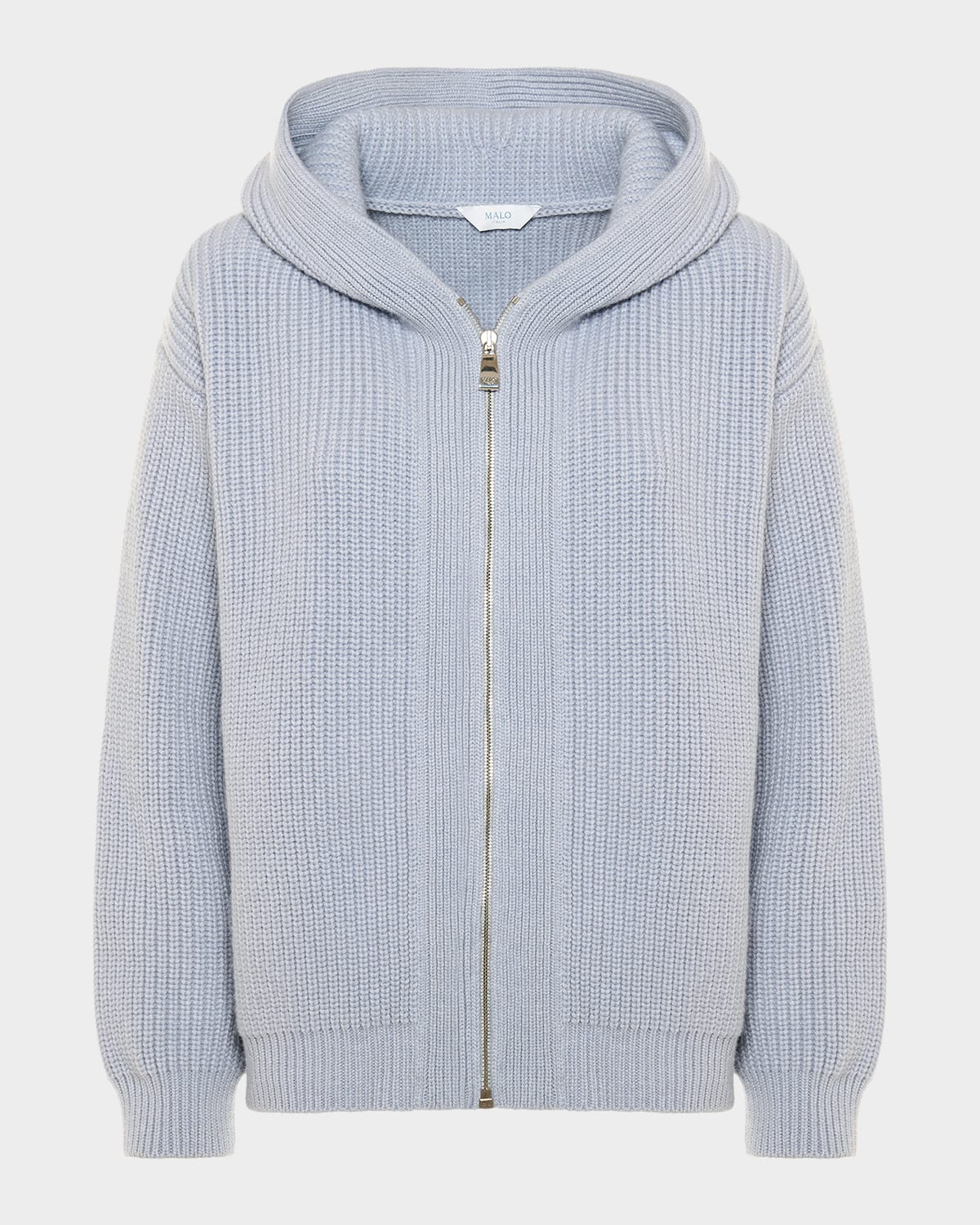 Malo Bomber Gemma In Luxury Cashmere In Gray