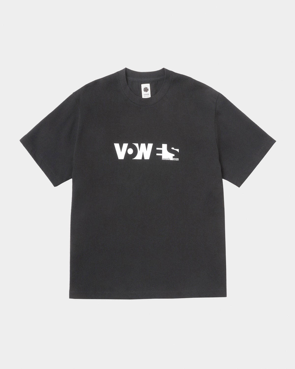 Vowels Men's Overall Cotton Logo T-shirt In Black