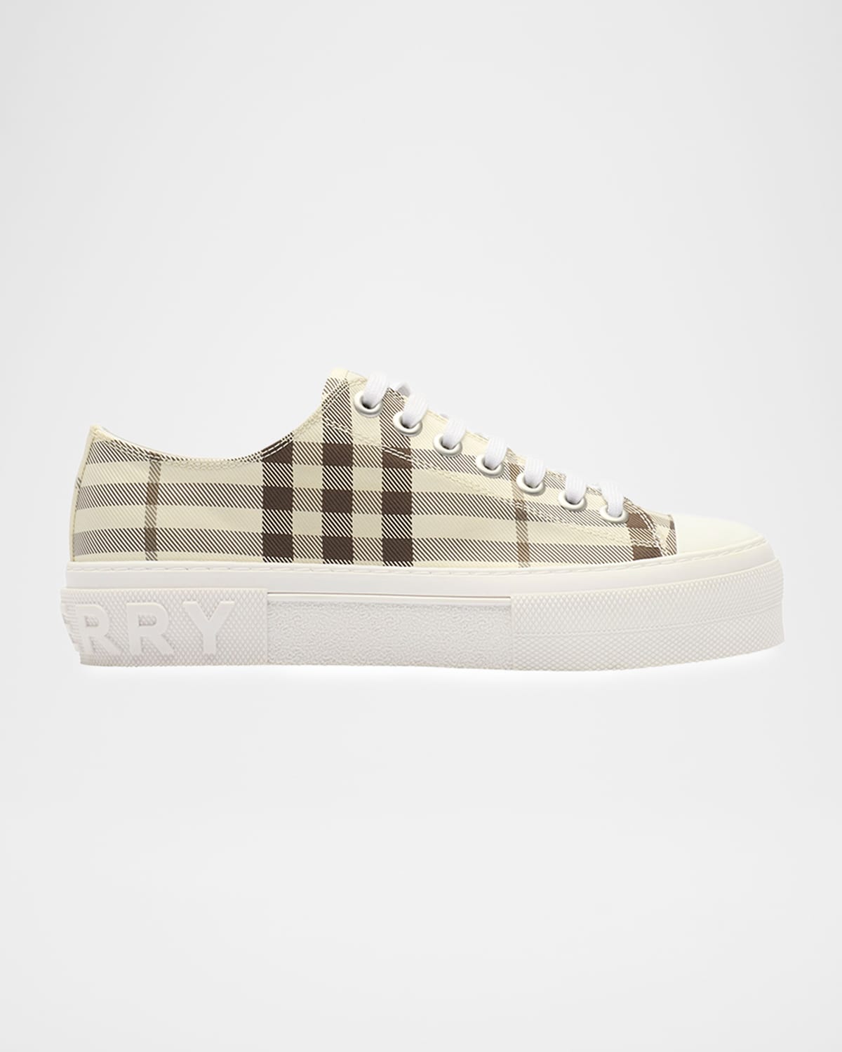 Burberry Jack Check Low-Top Sneakers