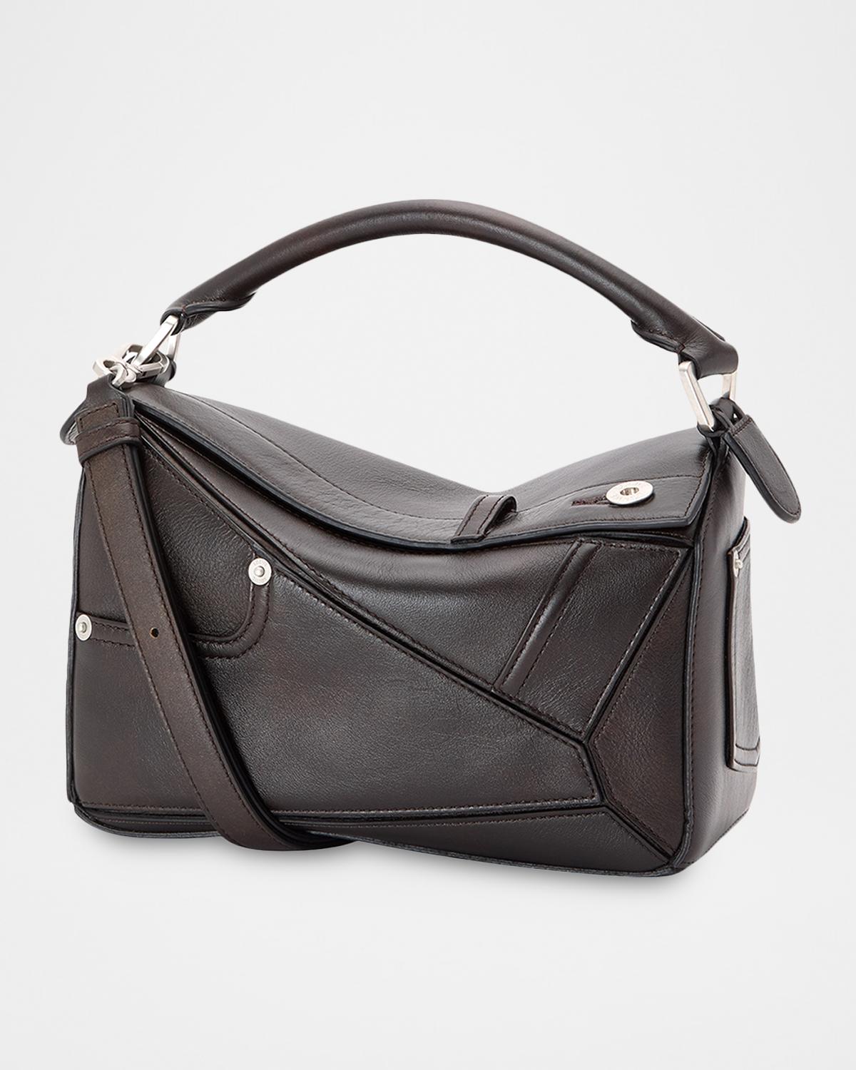 Puzzle Small Shoulder Bag in Leather