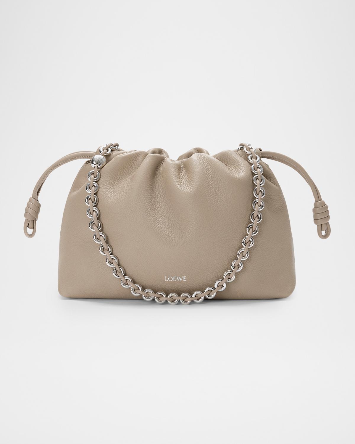 Flamenco Medium Shoulder Bag in Leather
