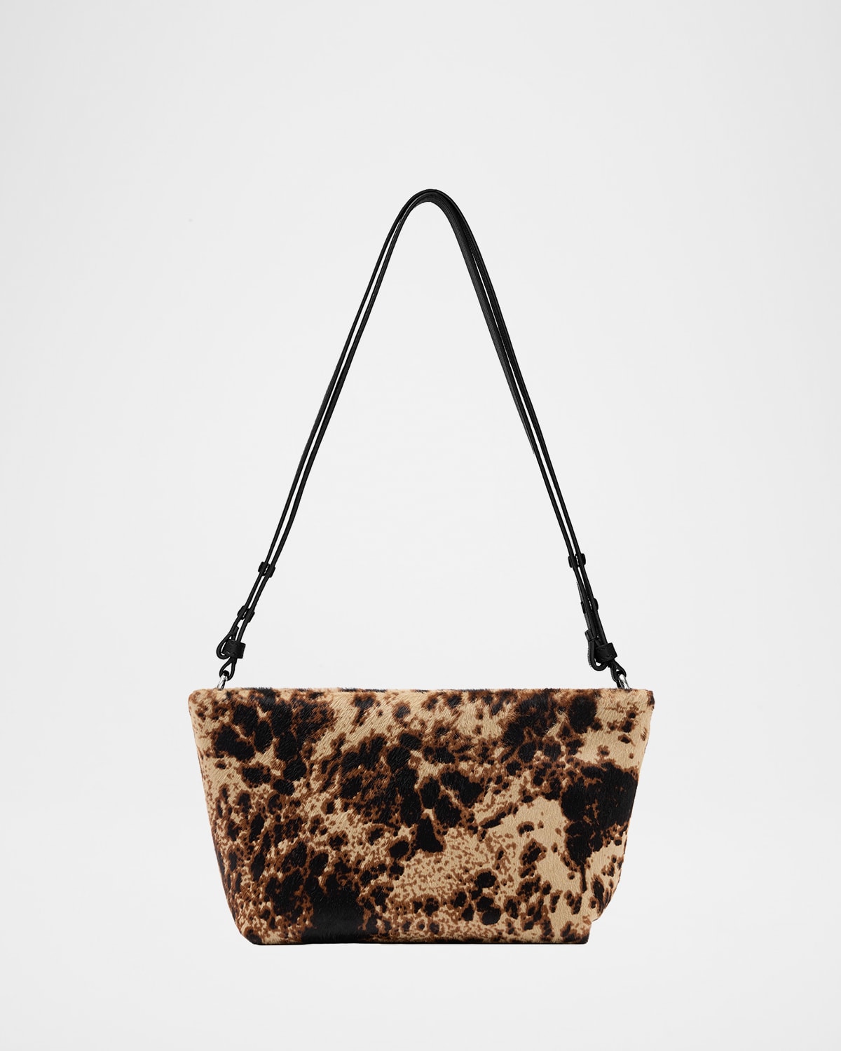 Proenza Schouler White Label Bond Printed Calf Hair Shoulder Bag In Brown