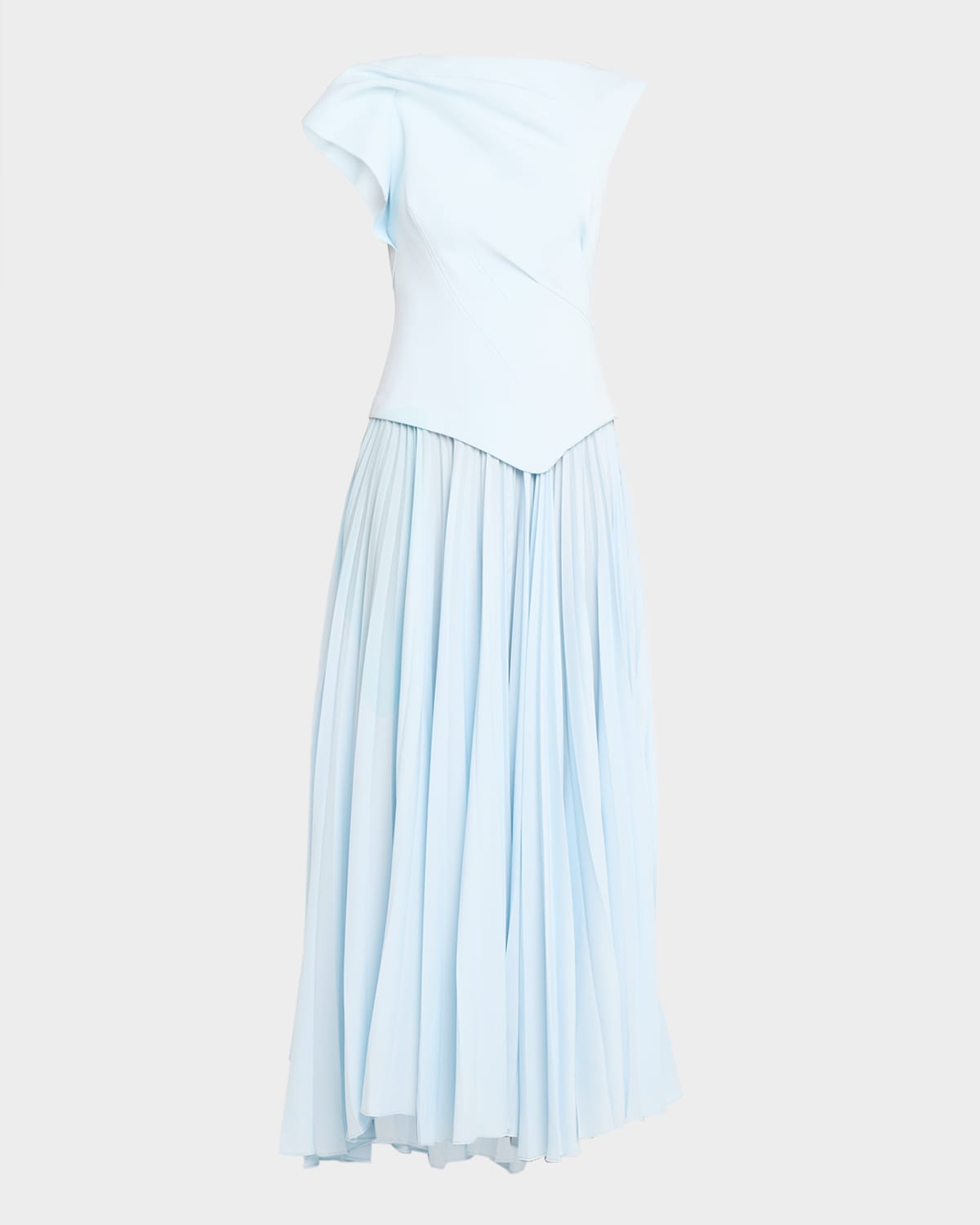 Acler Cornmore Draped Midi Dress