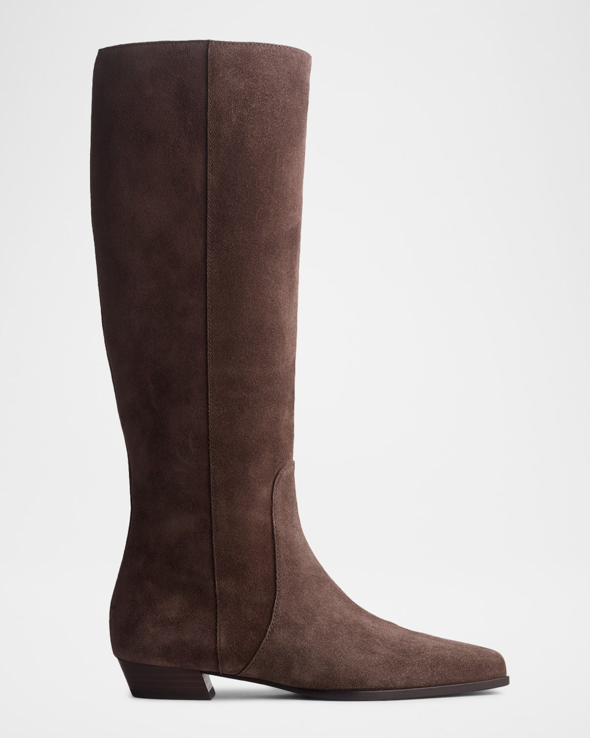 Rag & Bone 35mm Joni Suede Knee-high Boots In Brown