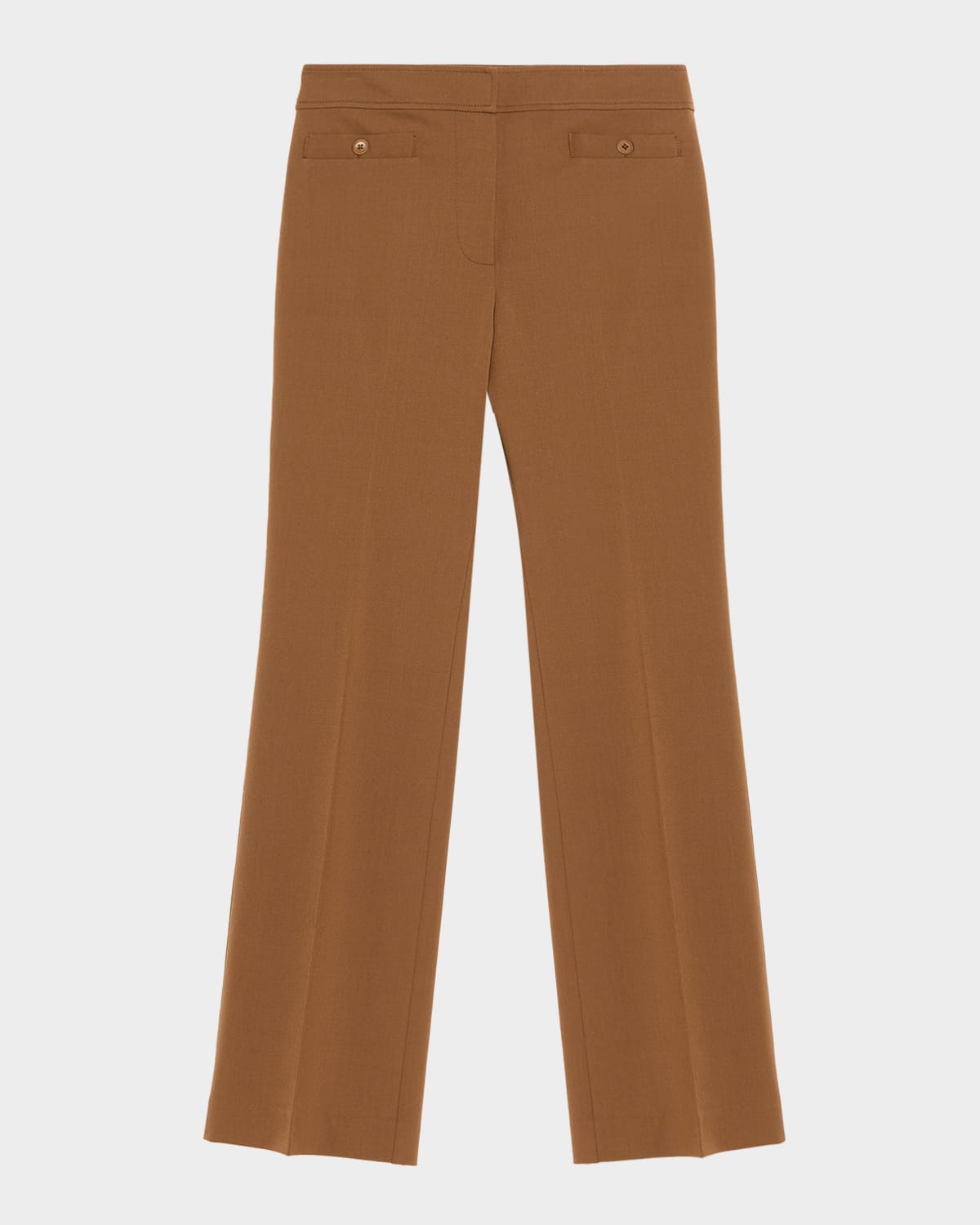 Ulla Johnson Blanca Straight-leg Trousers In Brown