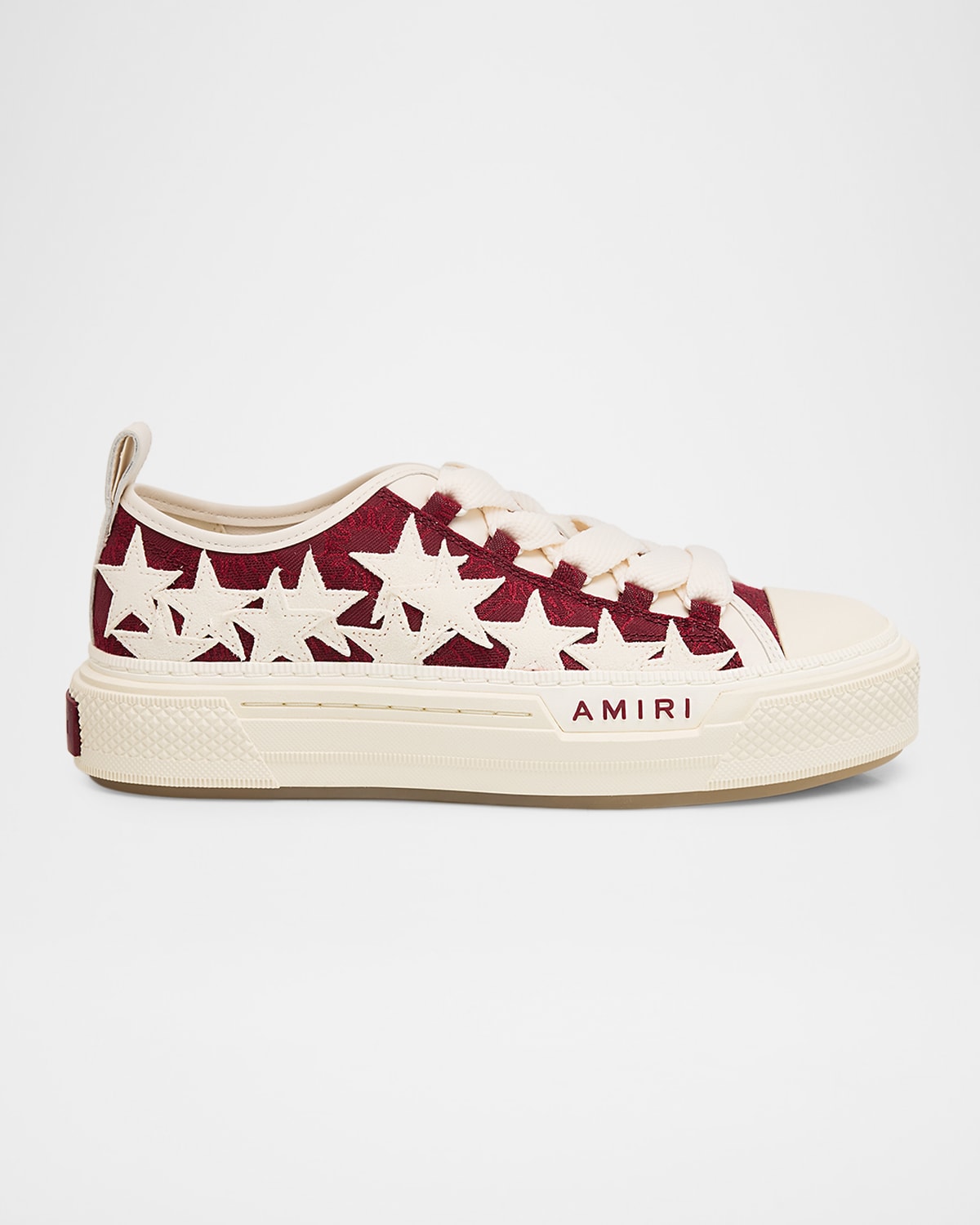Amiri Stars Low-top Canvas Sneakers In Neutral