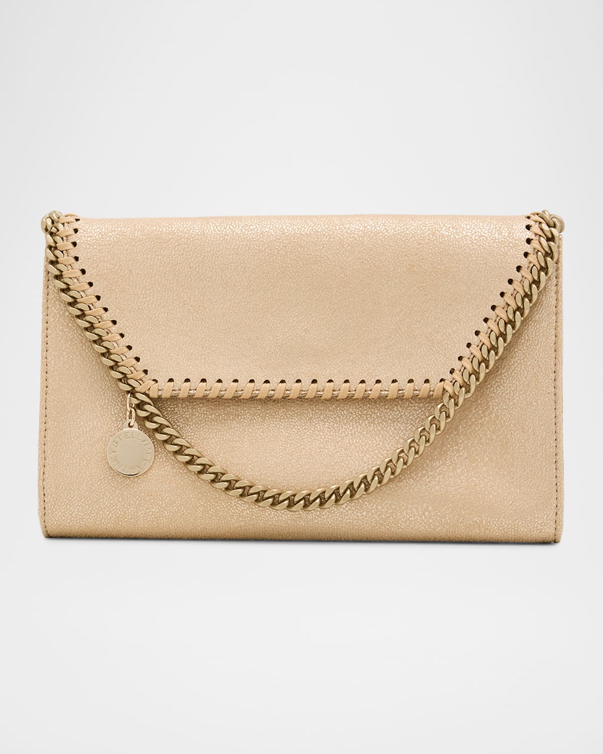 Stella McCartney Falabella Metallic Wallet Crossbody Bag