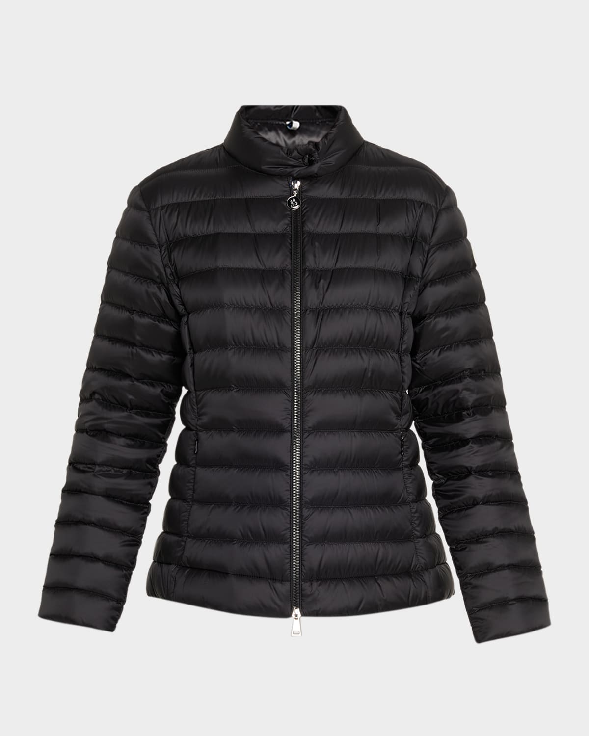 Moncler Igelle Slim Short Down Jacket In Black