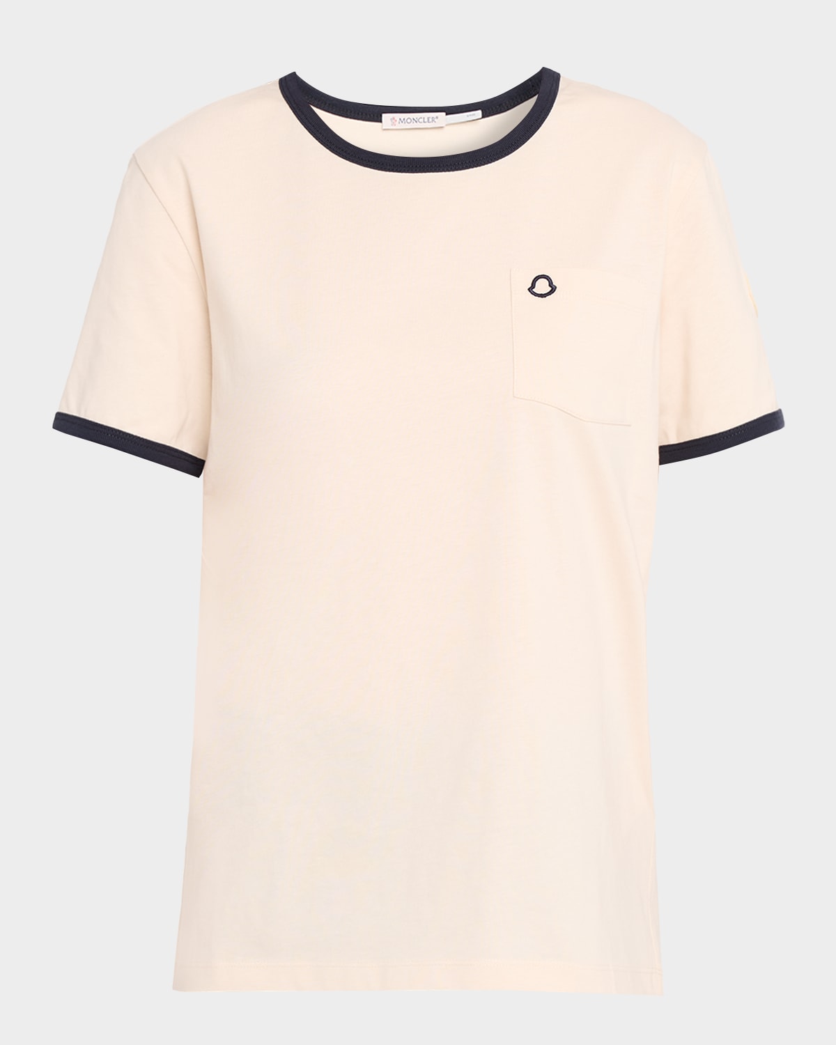 Moncler Short-Sleeve Ringer Tee