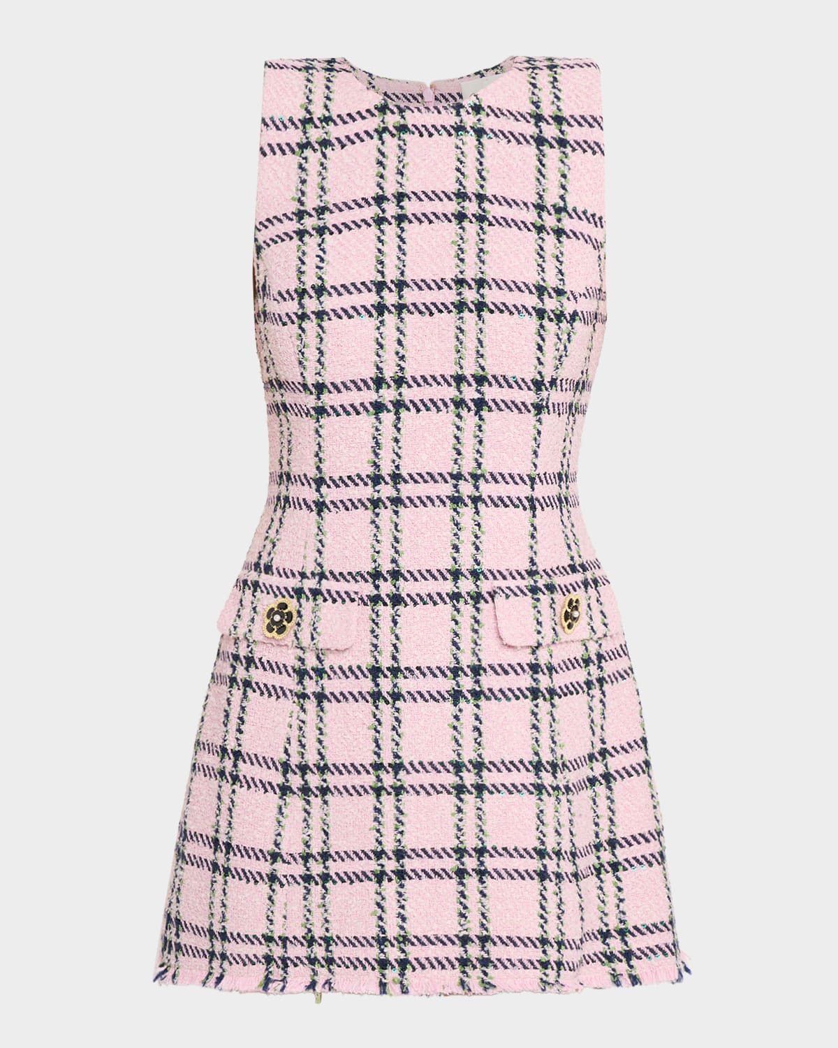 Cara Cara Posie Plaid Tweed Mini Dress