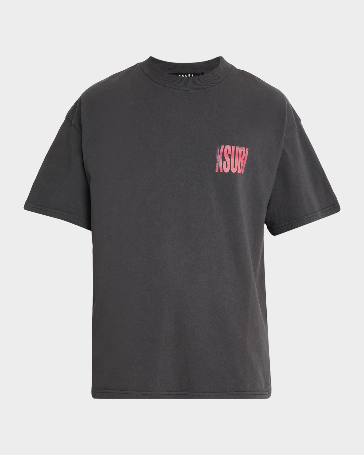 Ksubi Men's Panthera Ekcess Faded Jersey T-shirt In Black