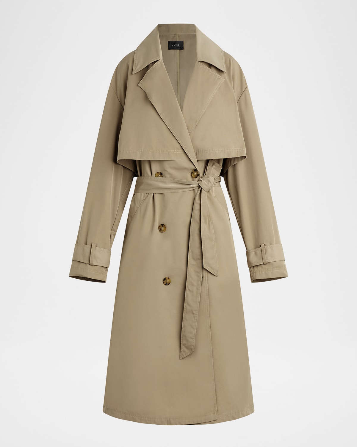 Joe's Jeans The Elizabeth Trench Coat In Brown