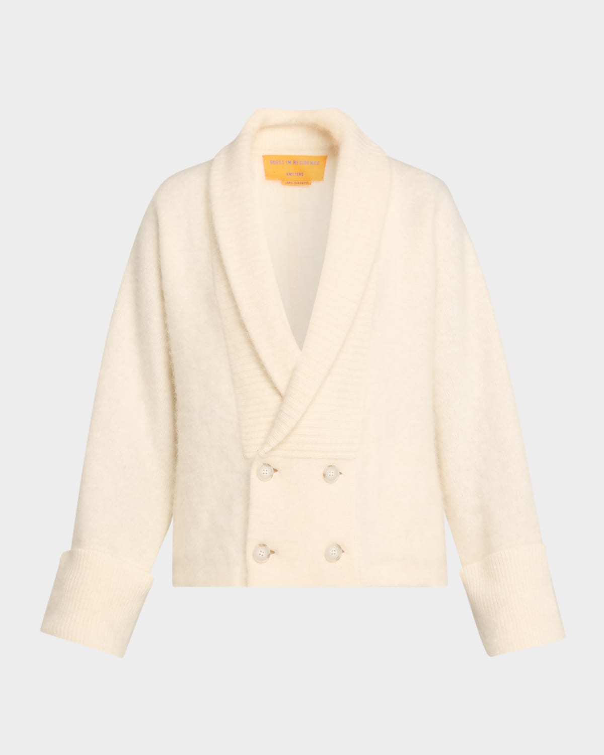 Guest In Residence Cashmere Grizzly Le Jacket In White