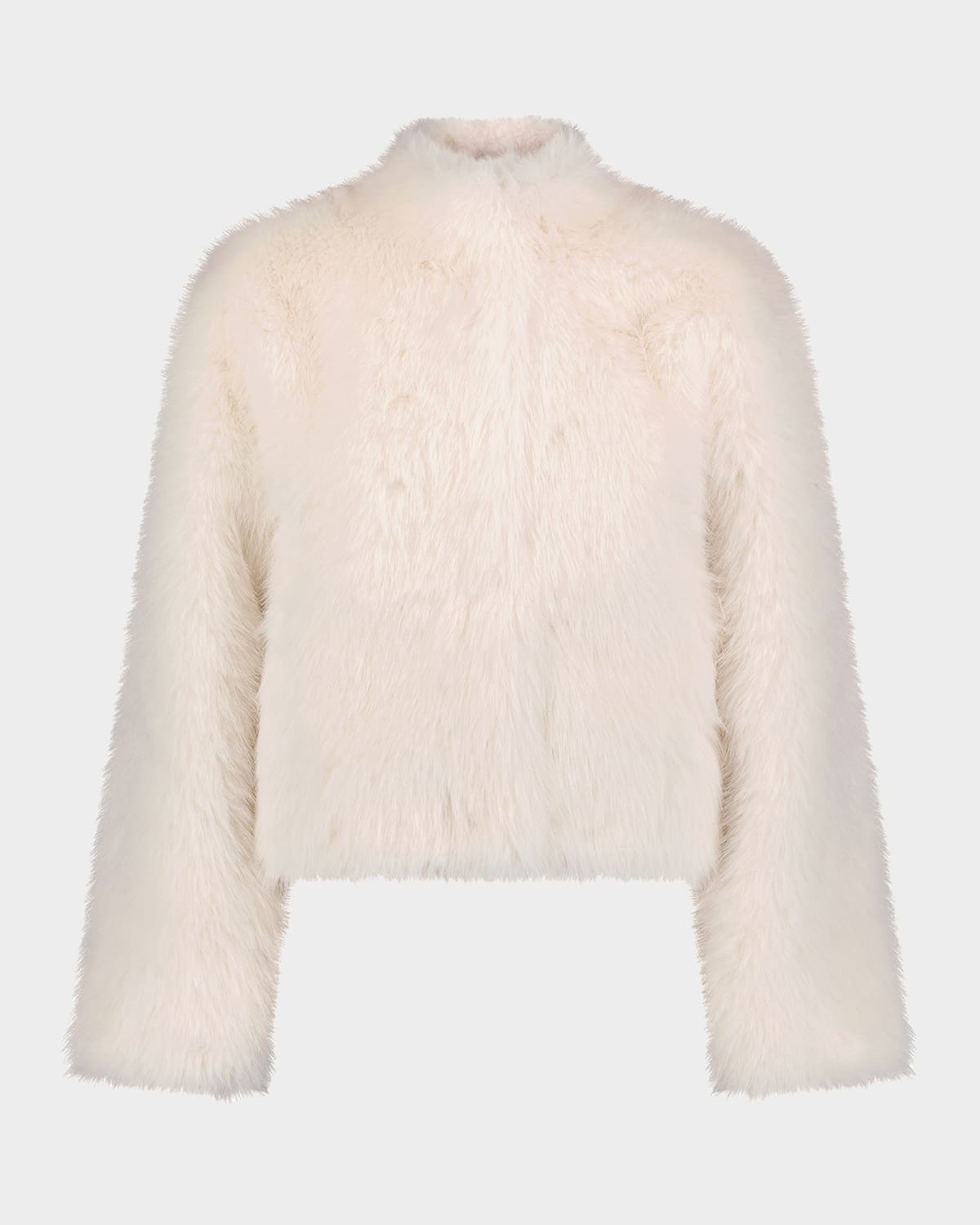 Lyla Grant Fur-Free Short Faux Fox Coat