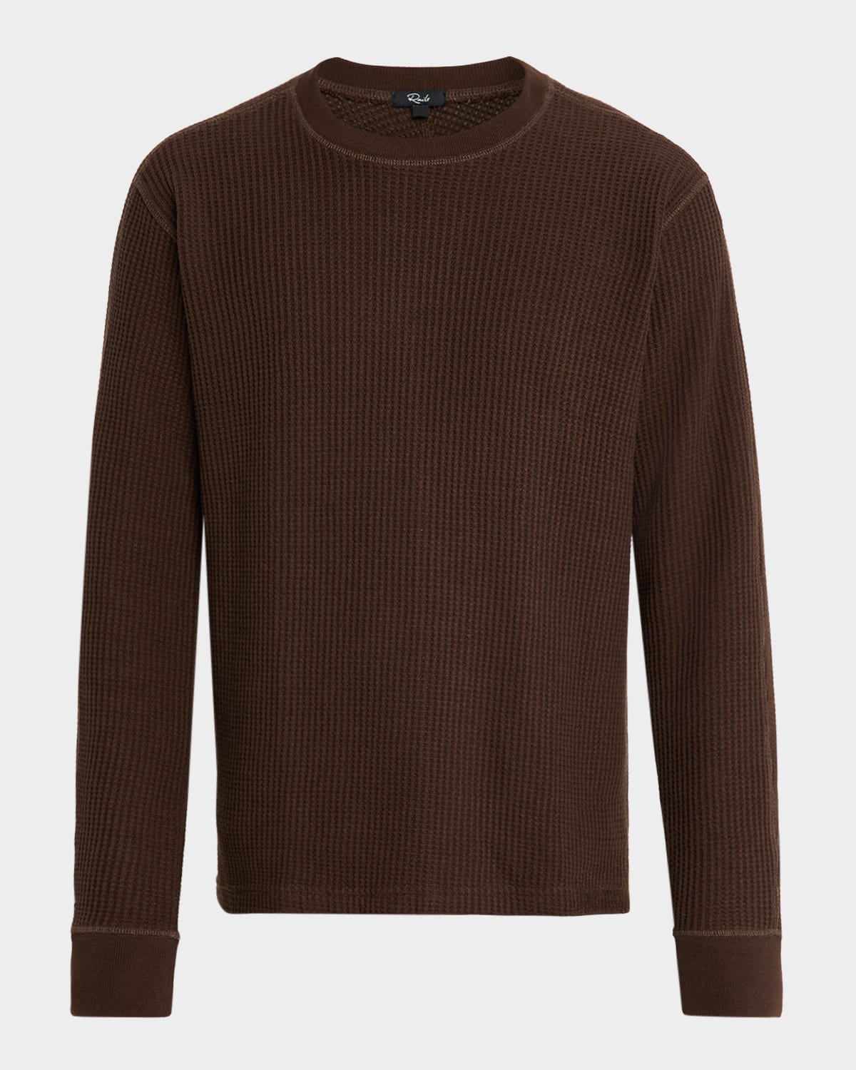 Rails Wade Long Sleeve Thermal T-shirt In Brown
