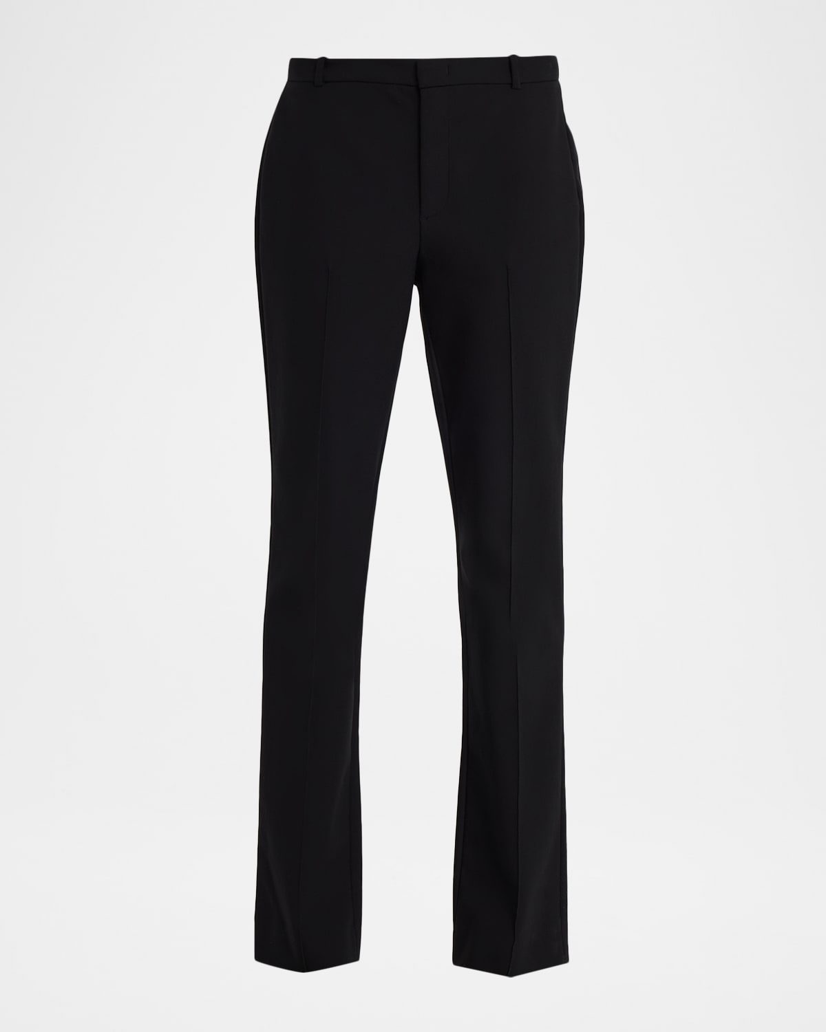 Vince Cotton-blend Slim Cigarette Pants In Black