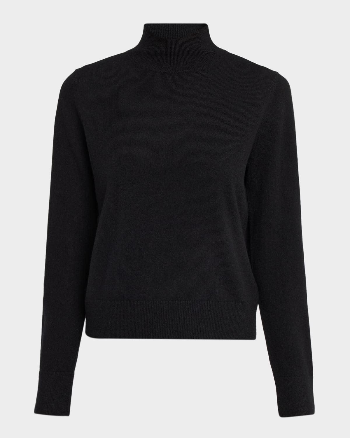 Vince Cashmere Turtleneck Sweater In Black