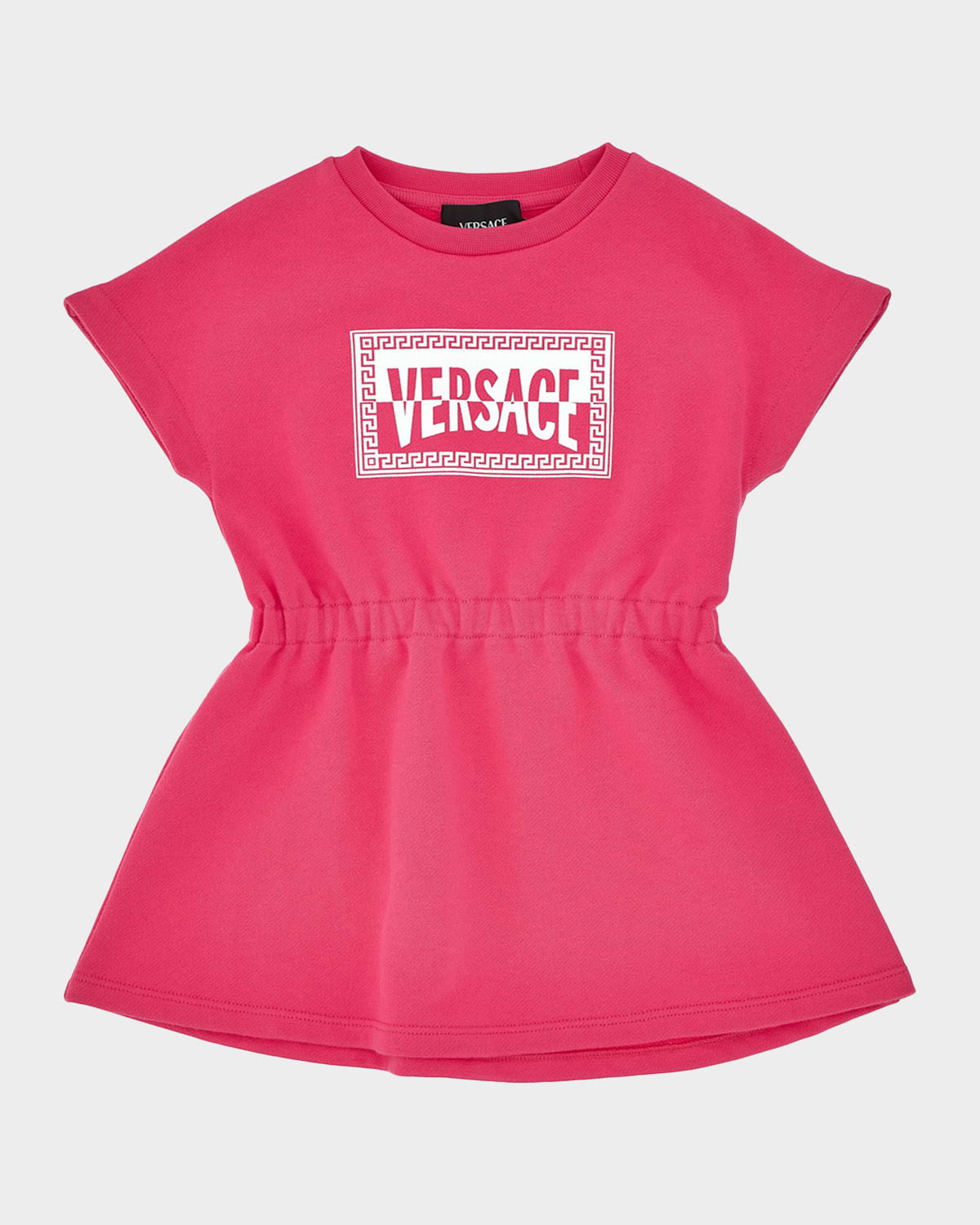 Versace Girl 's '90s Vintage Logo Cotton Dress, Size 12M-5