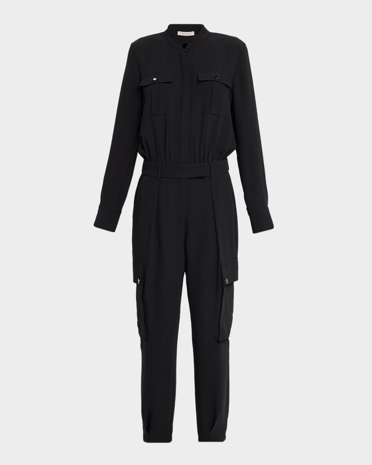 Ramy Brook Onyx Utility Jumpsuit In Black