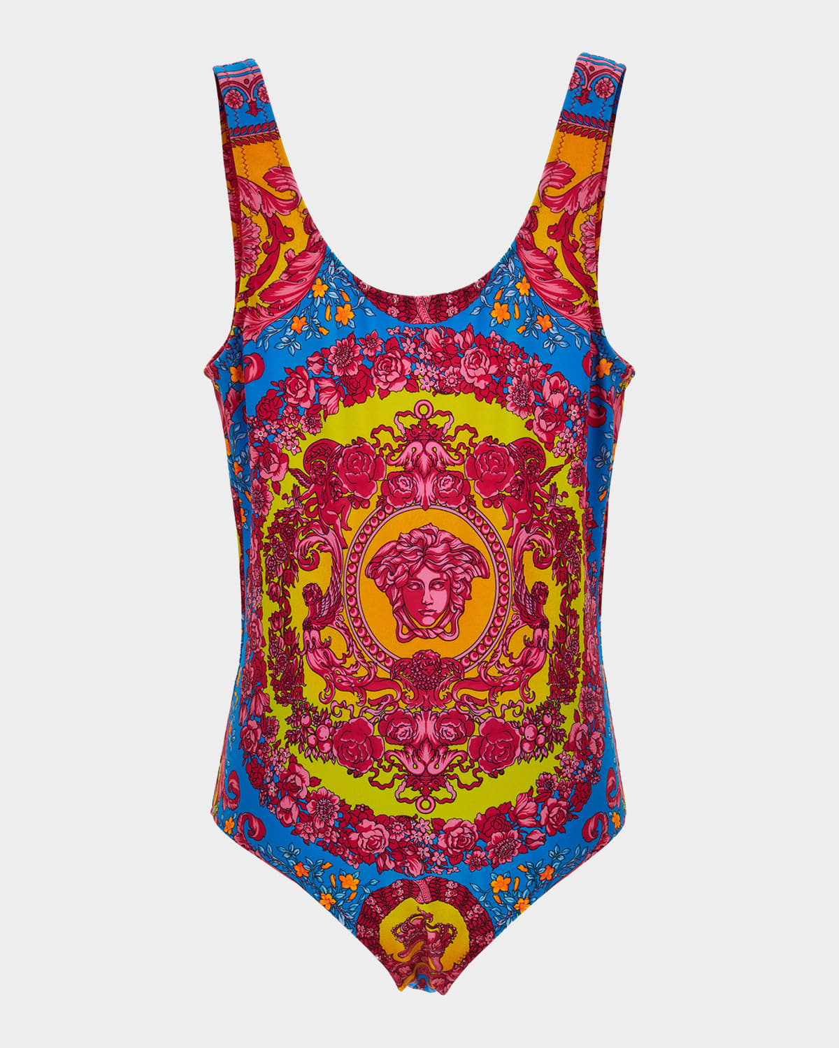 Versace Girl 's Medusa One-Piece Swimsuit, Size 6-14