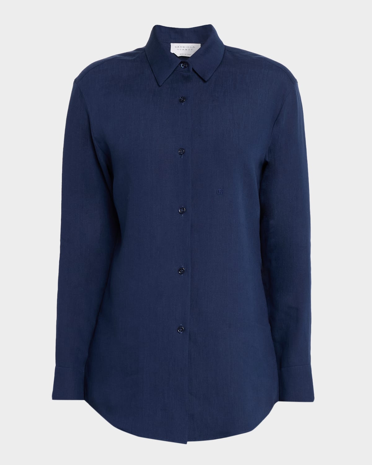 Gabriela Hearst Reyes Button-front Linen Shirt