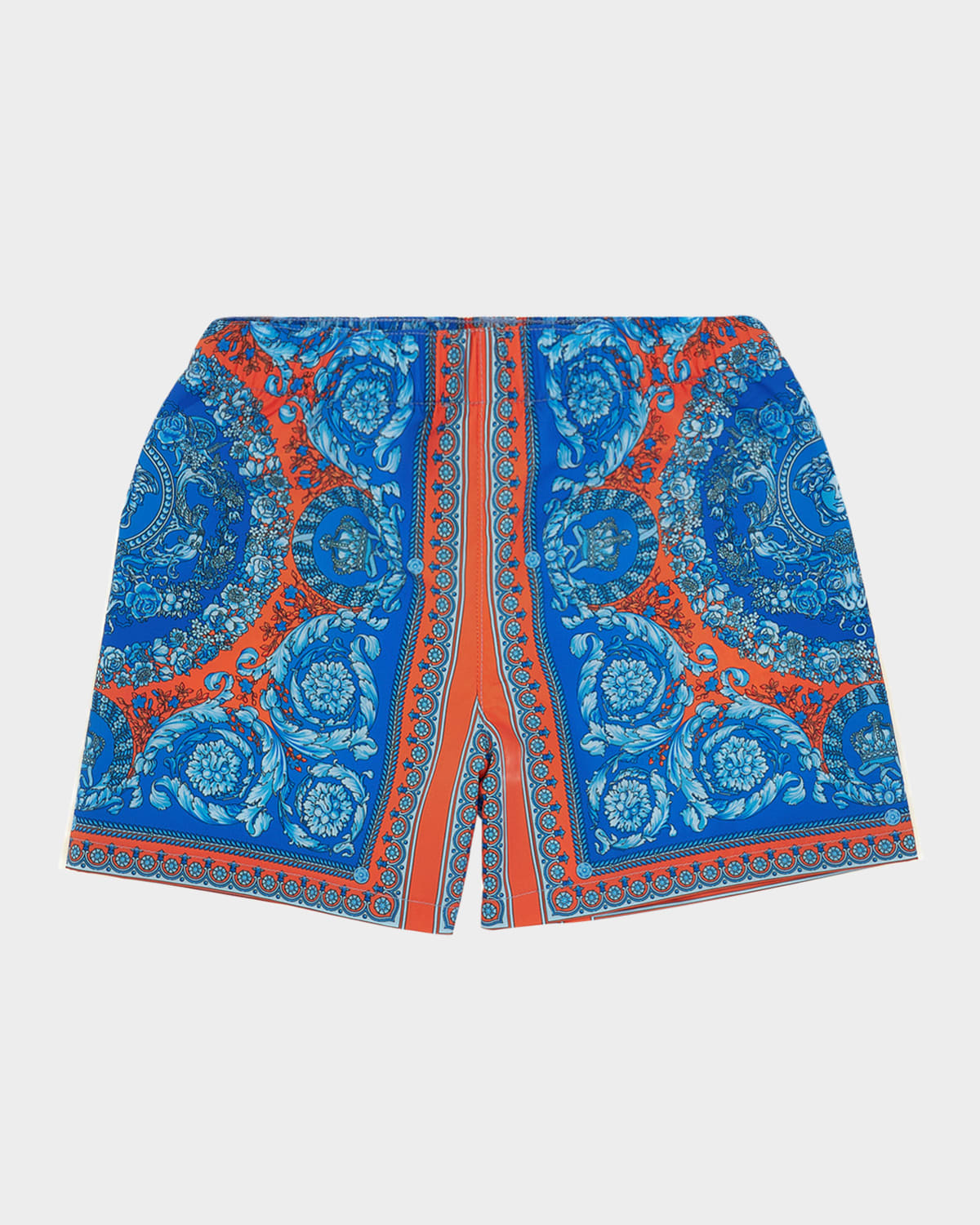 Versace Boy 's Barocco Swim Shorts, Size -5