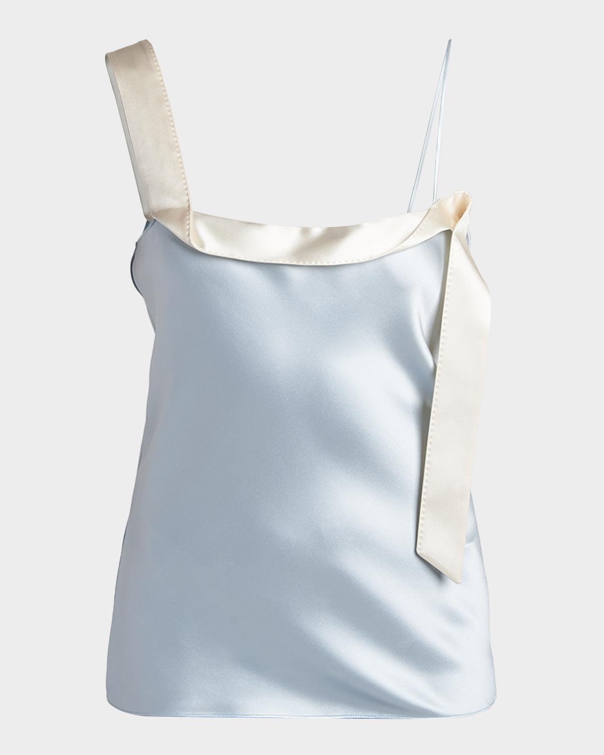 Ribbon Silk Cami Top