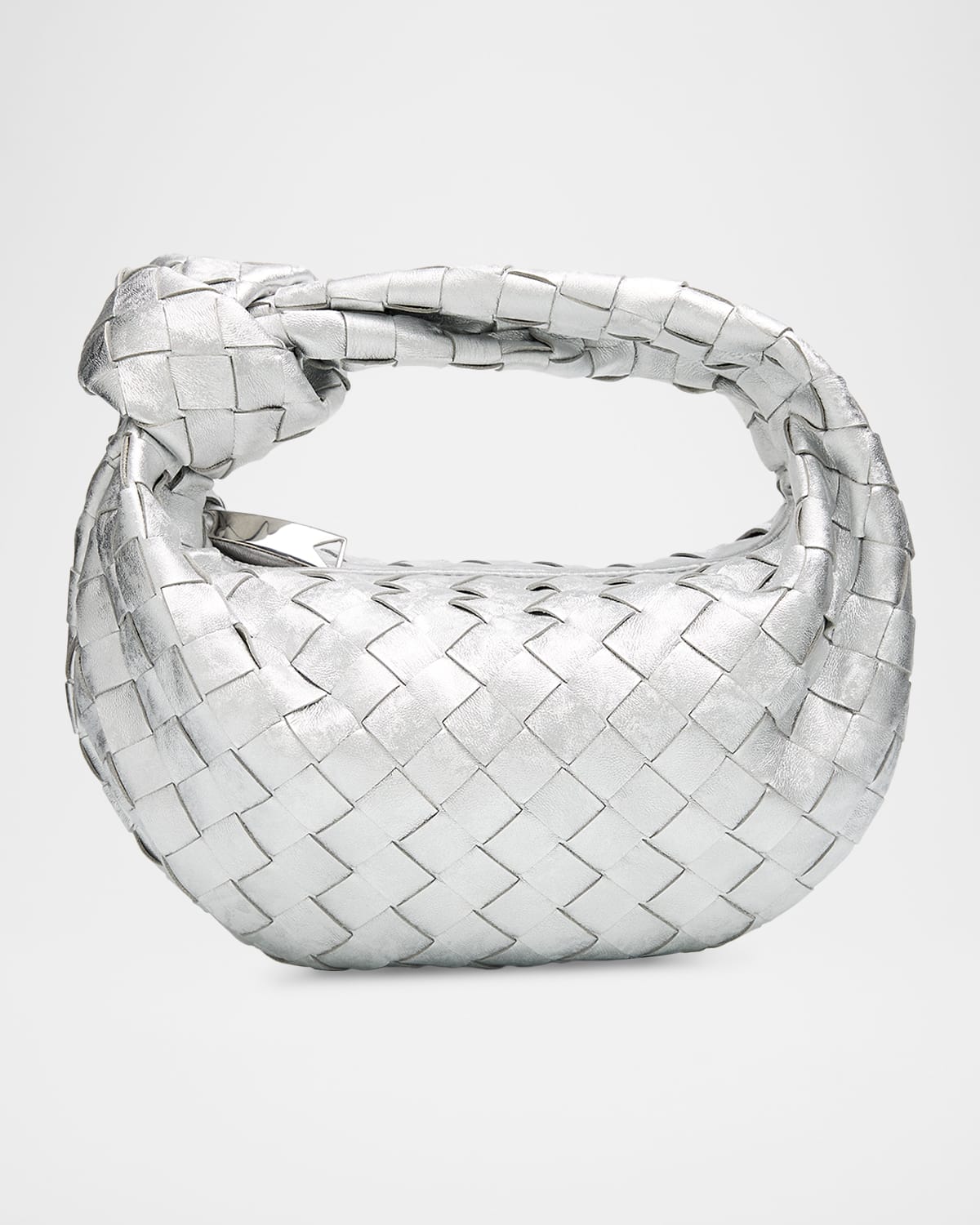Bottega Veneta Jodie Mini Laminated Leather Top-handle Bag