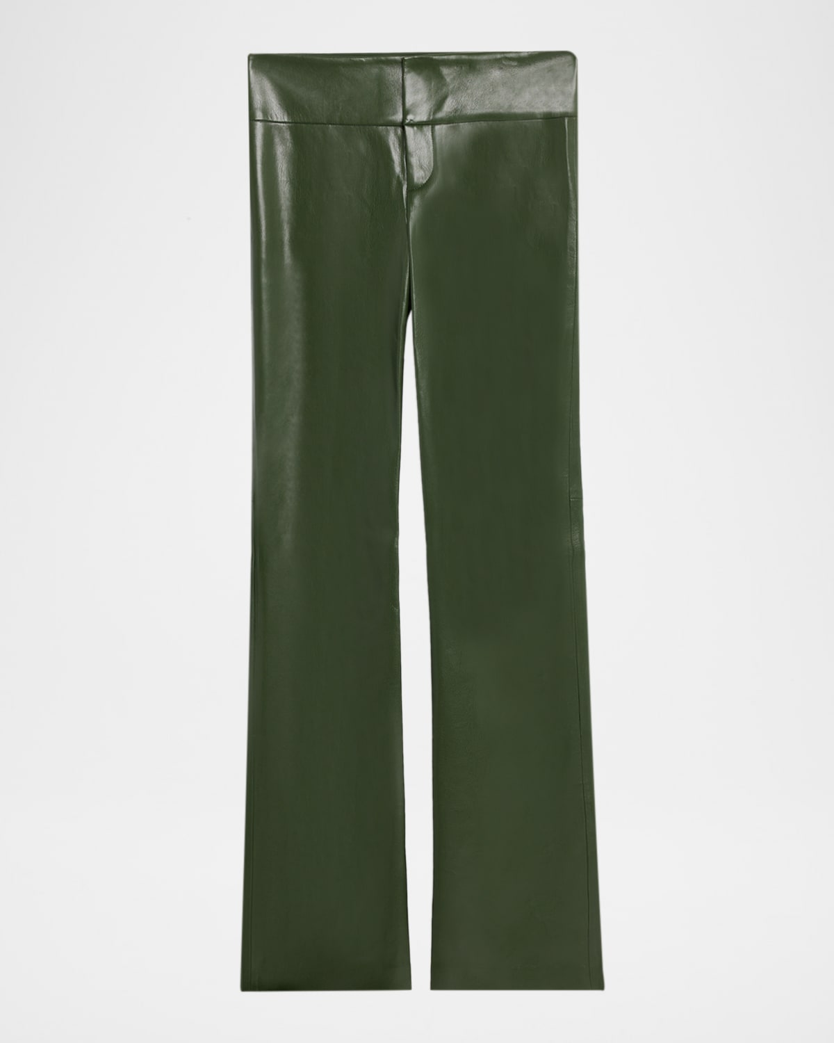Alice + Olivia Olivia Vegan Leather Bootcut Pants