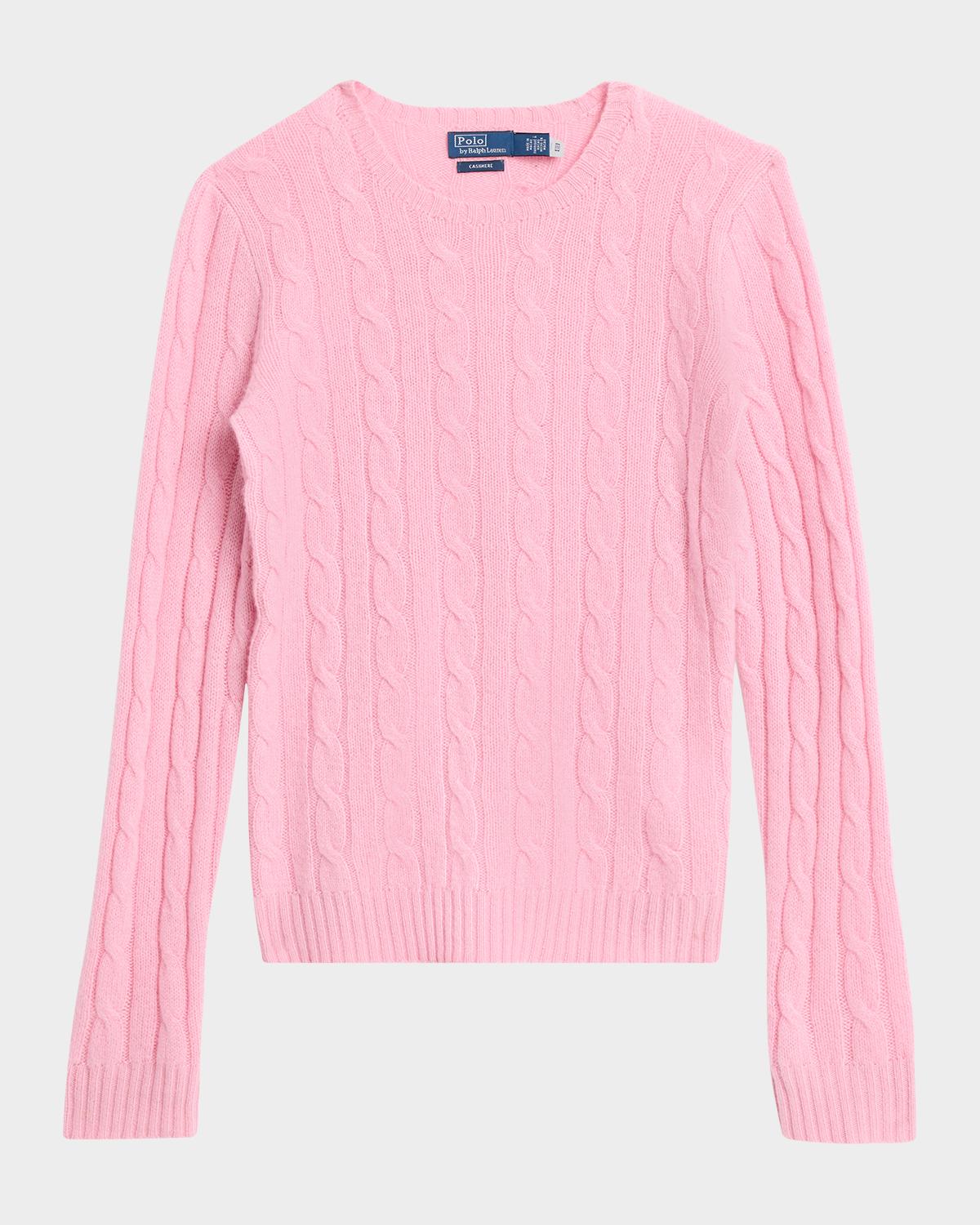 Cable-Knit Crewneck Sweater