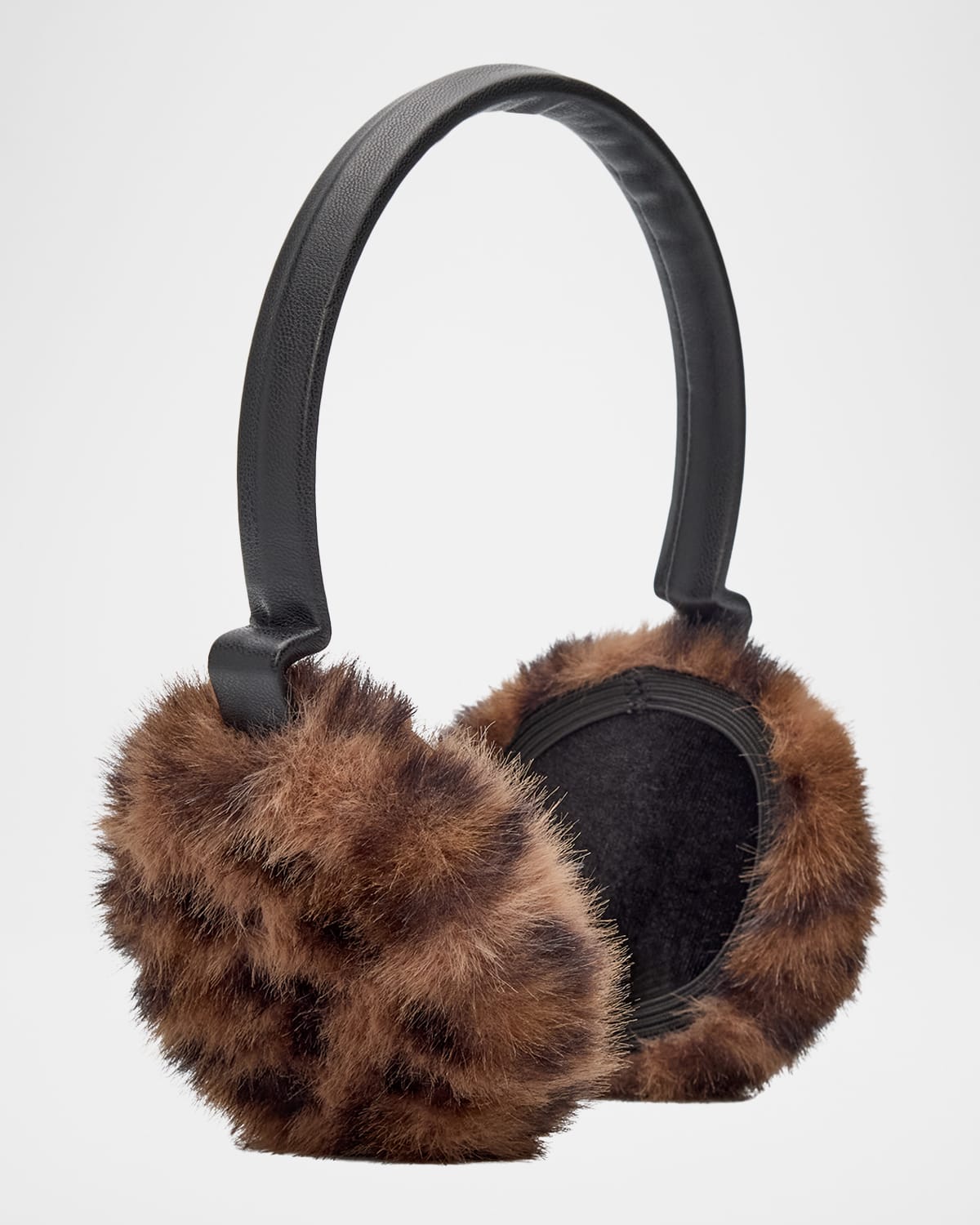 Jocelyn Animal-print Faux Fur Earmuffs