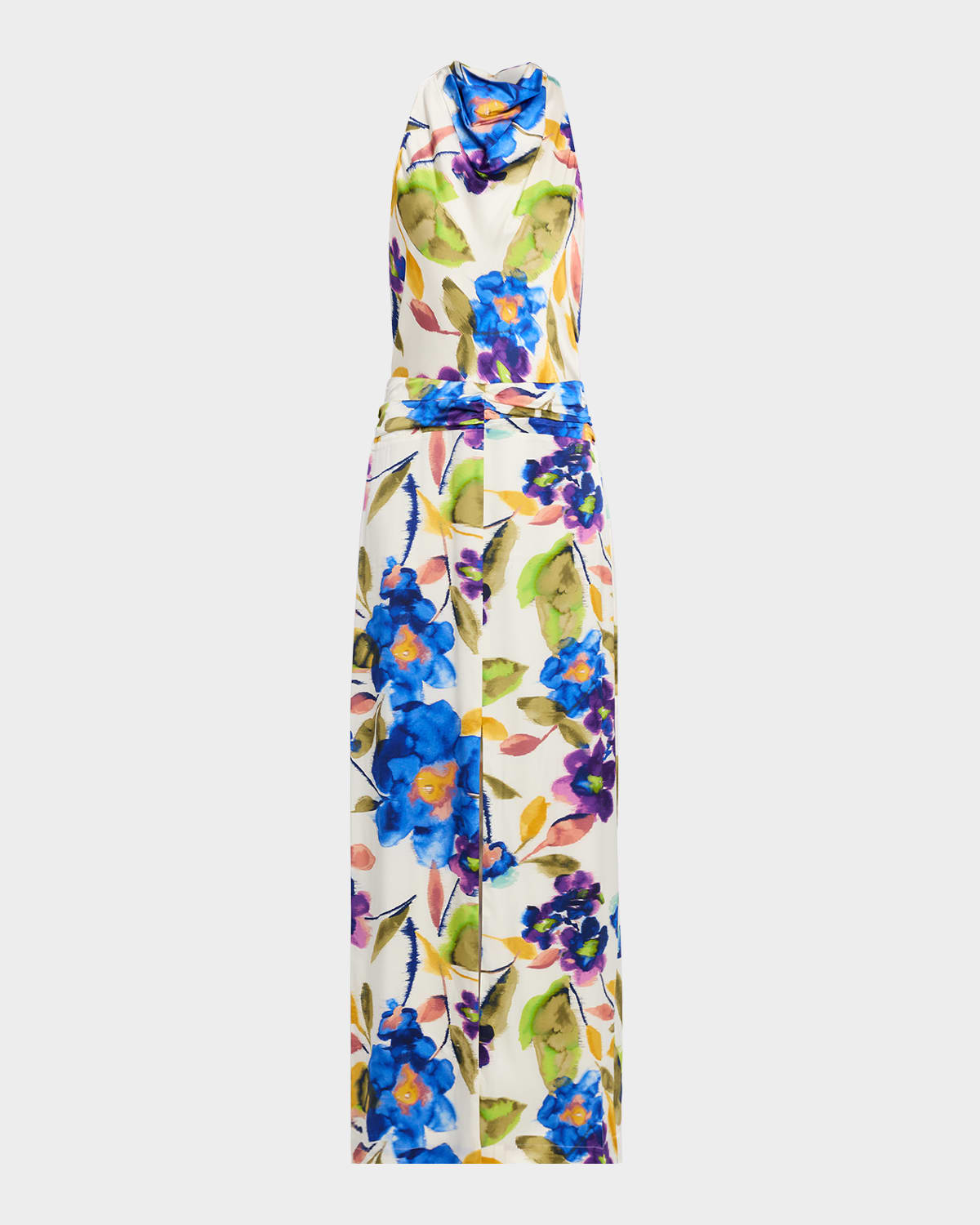 Ramy Brook Charmayne Floral-Print Cowl Maxi Dress