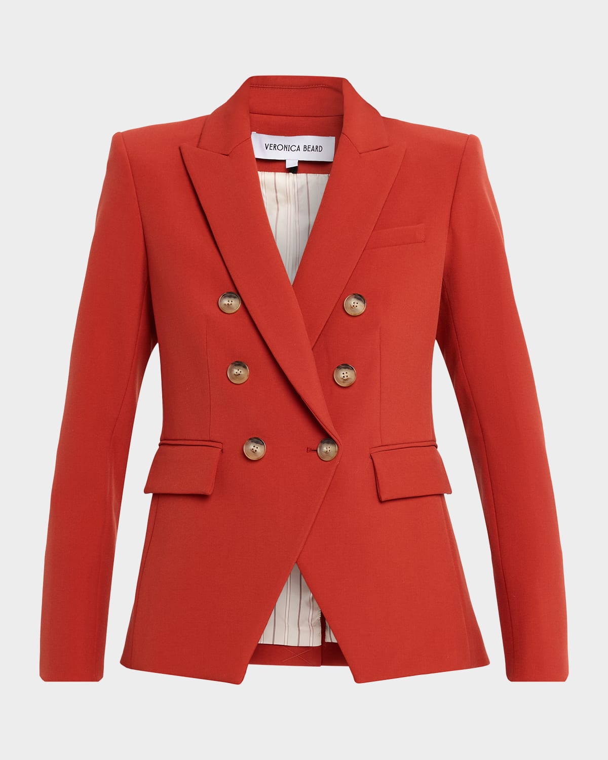 Veronica Beard Miller Dickey Jacket In Red
