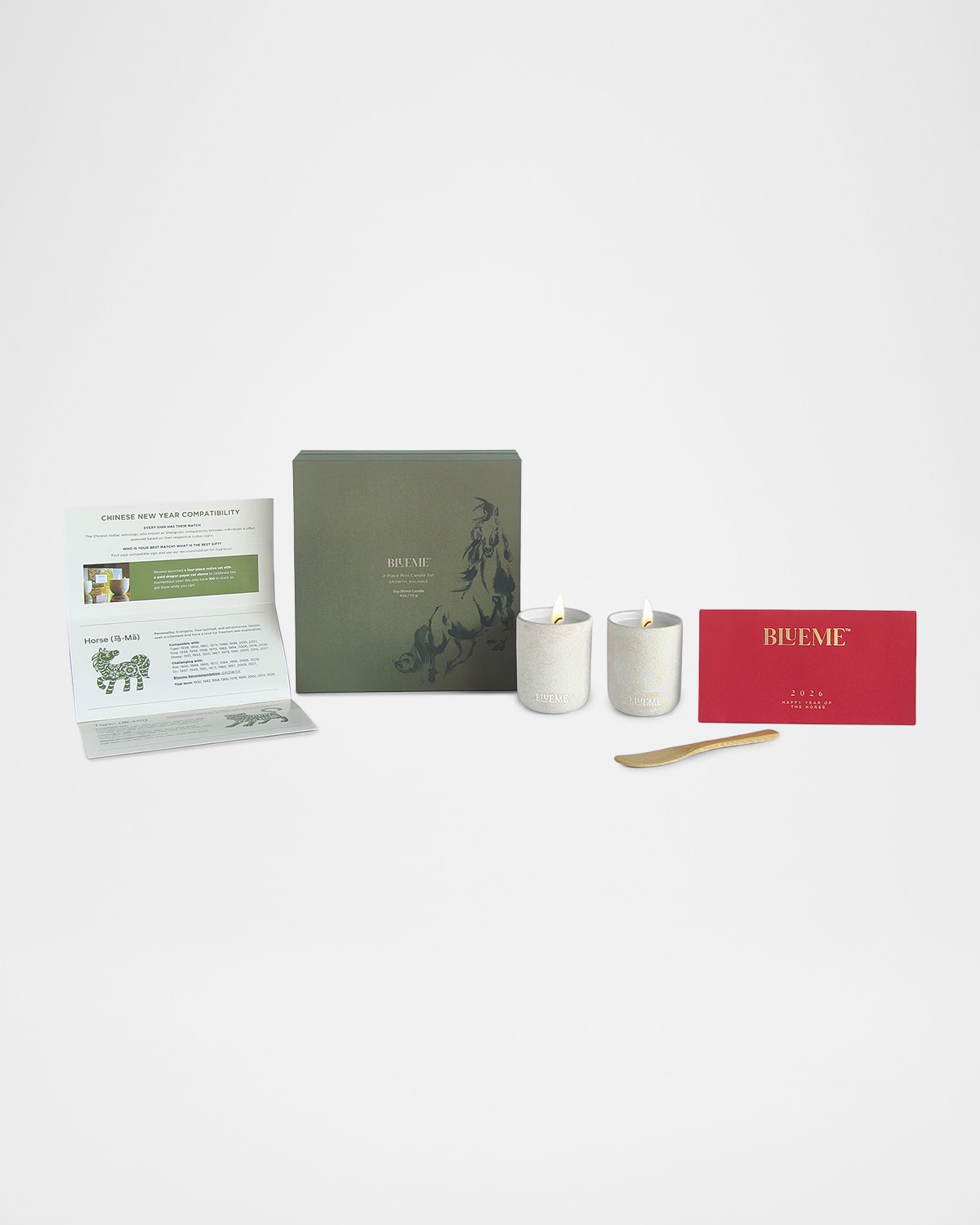 Blueme Lunar New Year 2-Piece Mini Candle Set